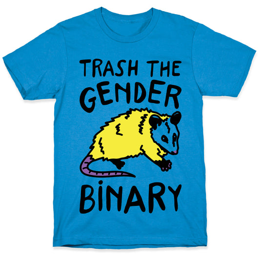 Trash The Gender Binary Possum T-Shirt