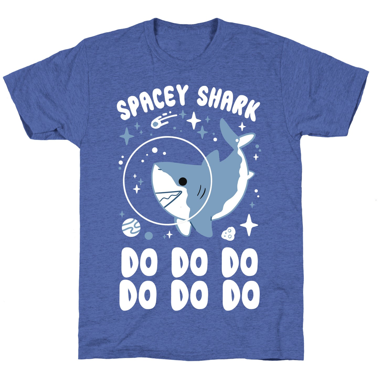 Spacey Shark Unisex Triblend Tee