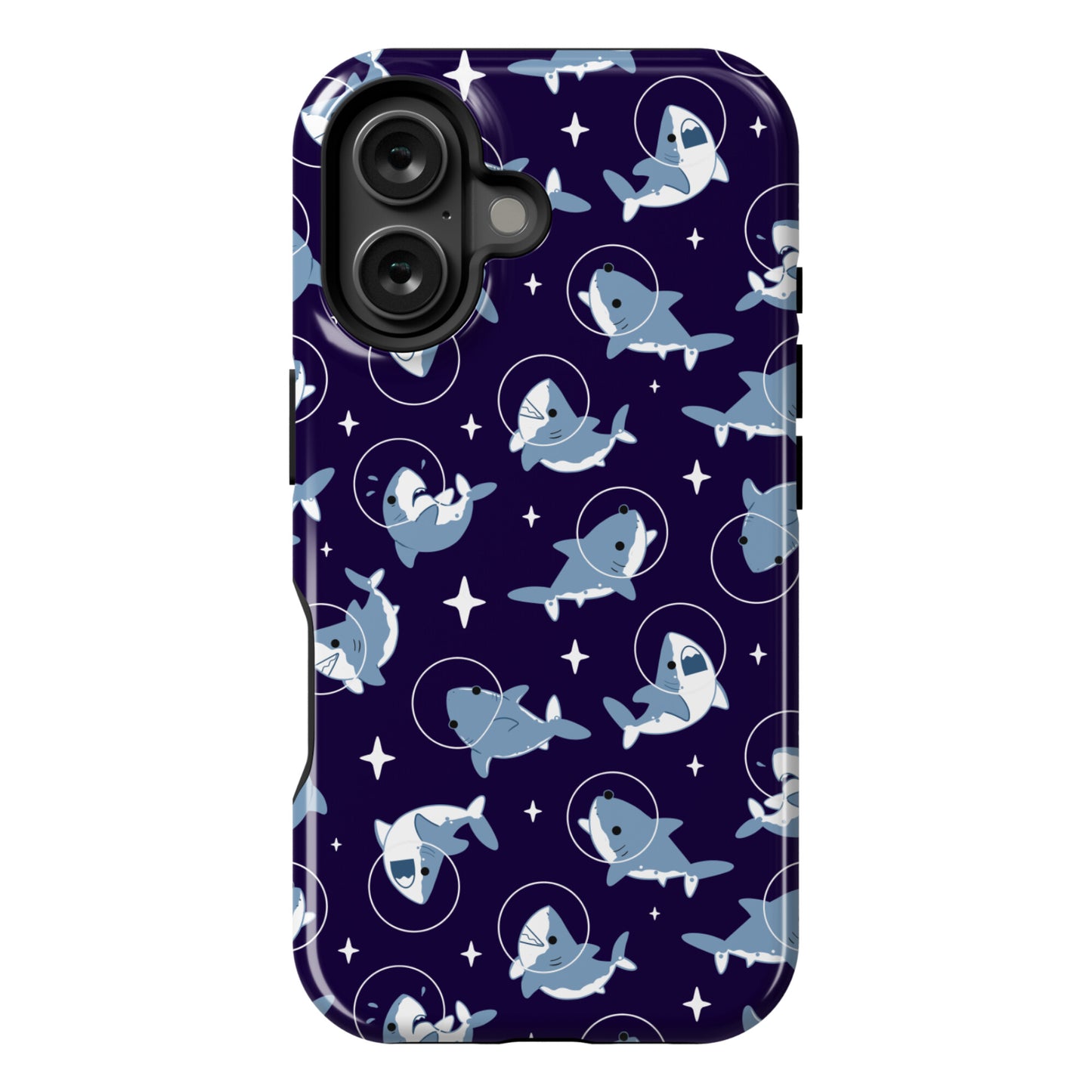 Space Shark Pattern Phone Case