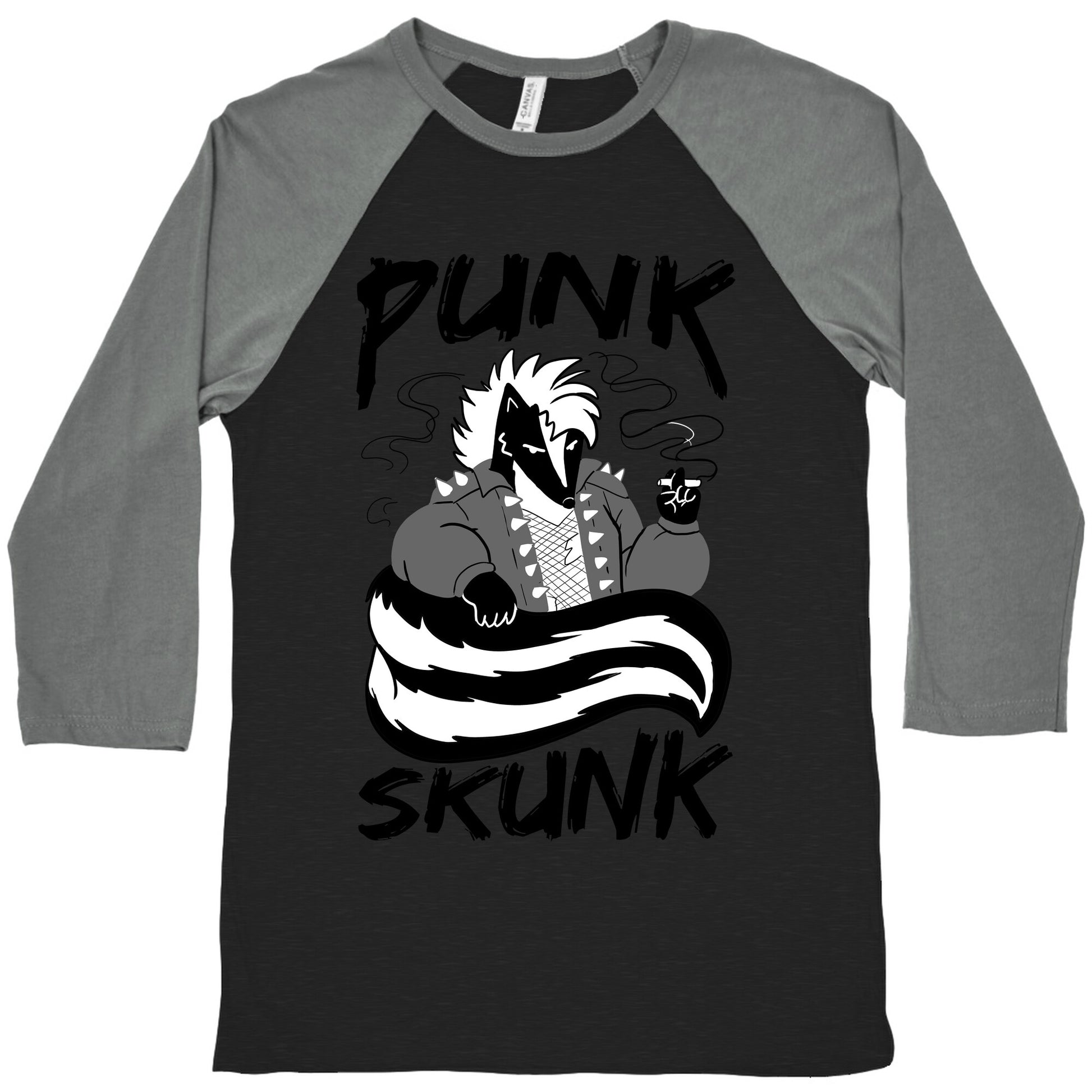 Punk Skunk Baseball Tee