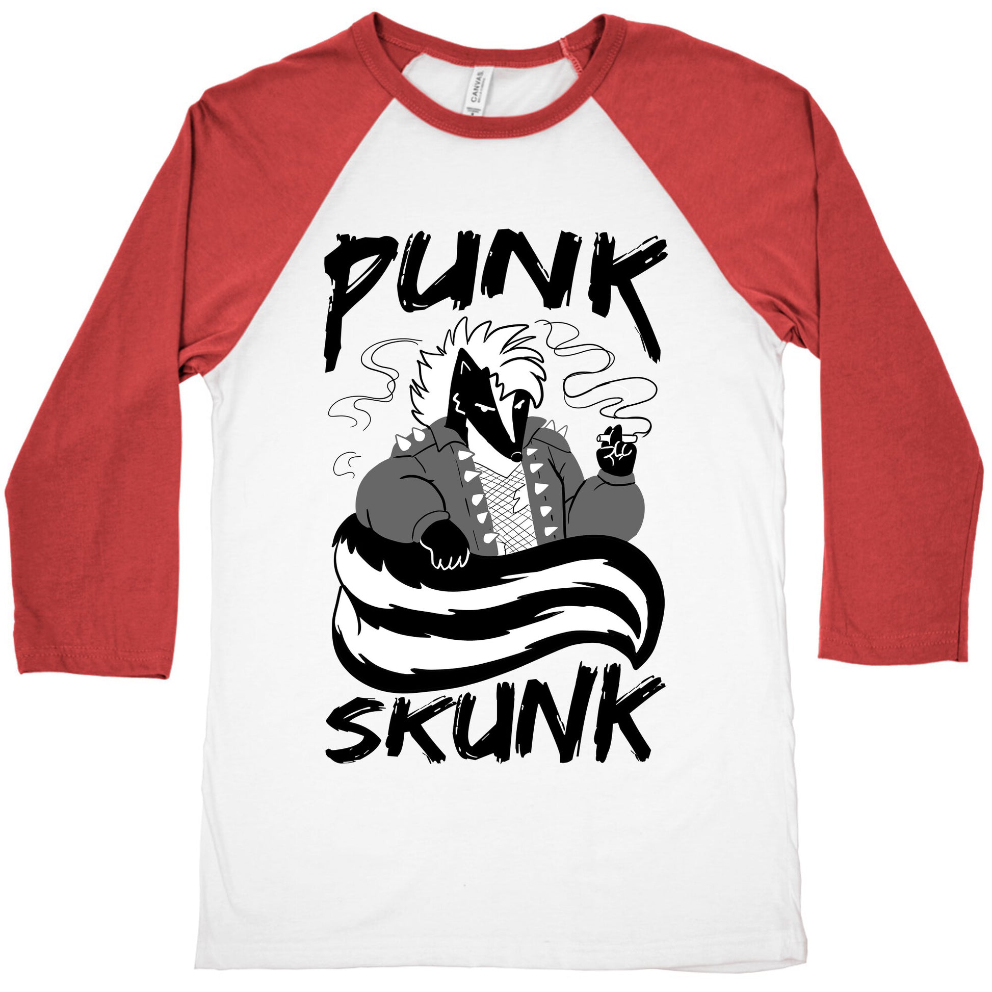 Punk Skunk Baseball Tee