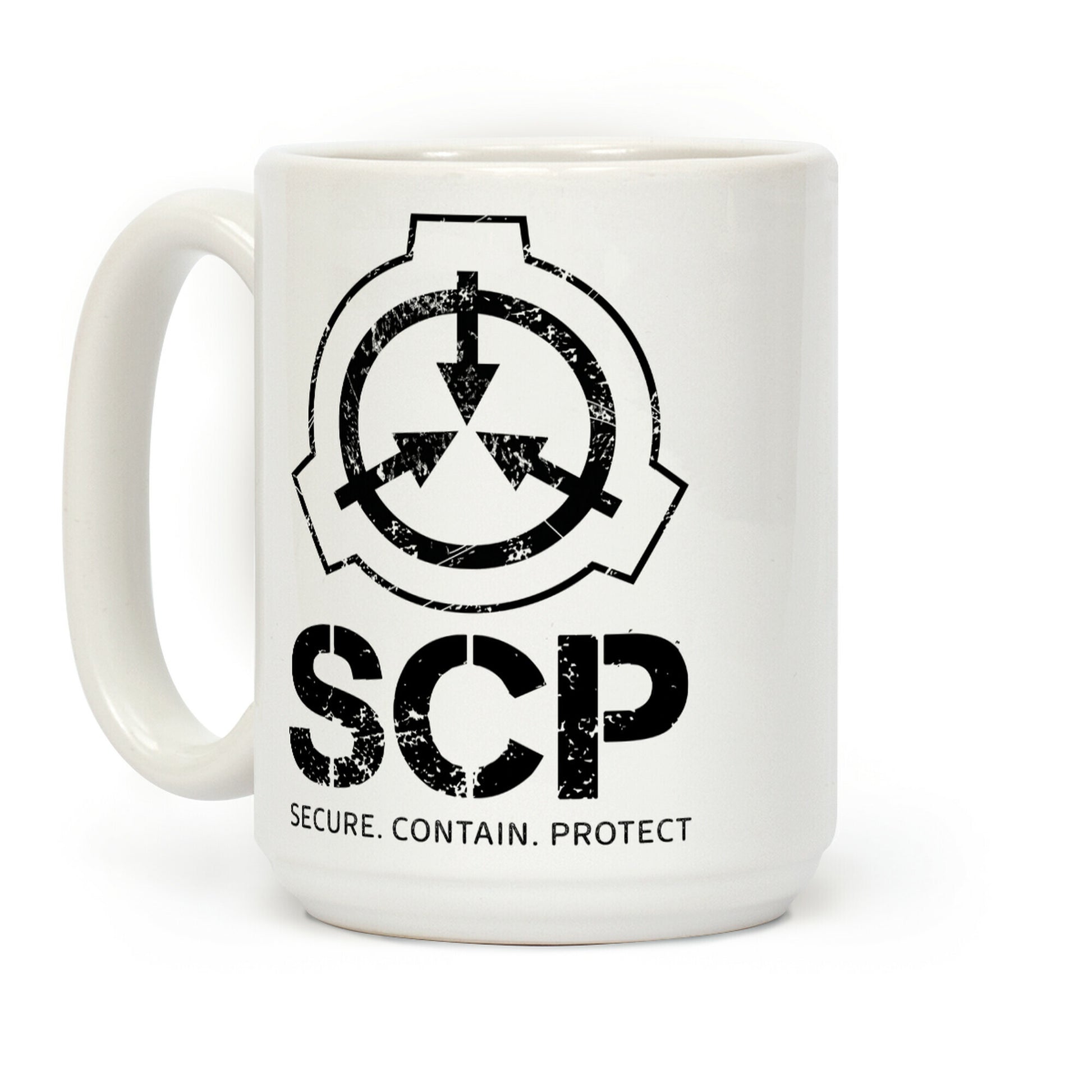 SCP Secure. Contain. Protect Coffee Mug