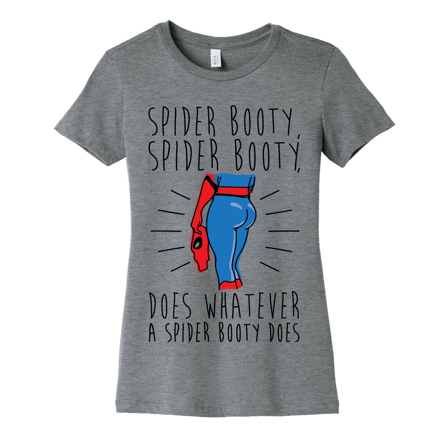 Spider Booty Parody Women's Cotton Tee
