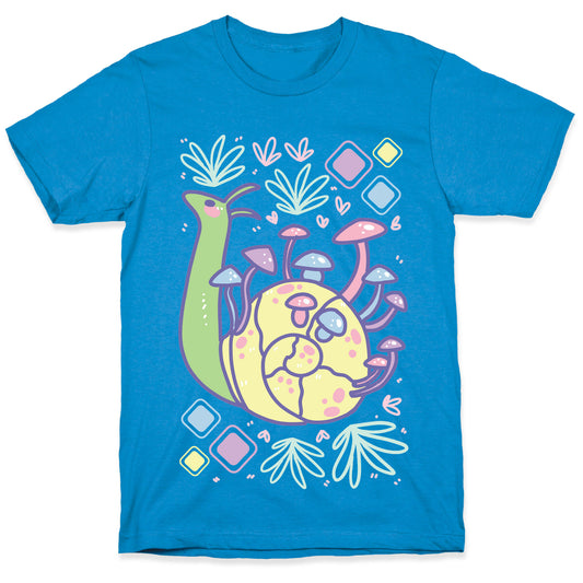 Pastel Mushroom Snail T-Shirt