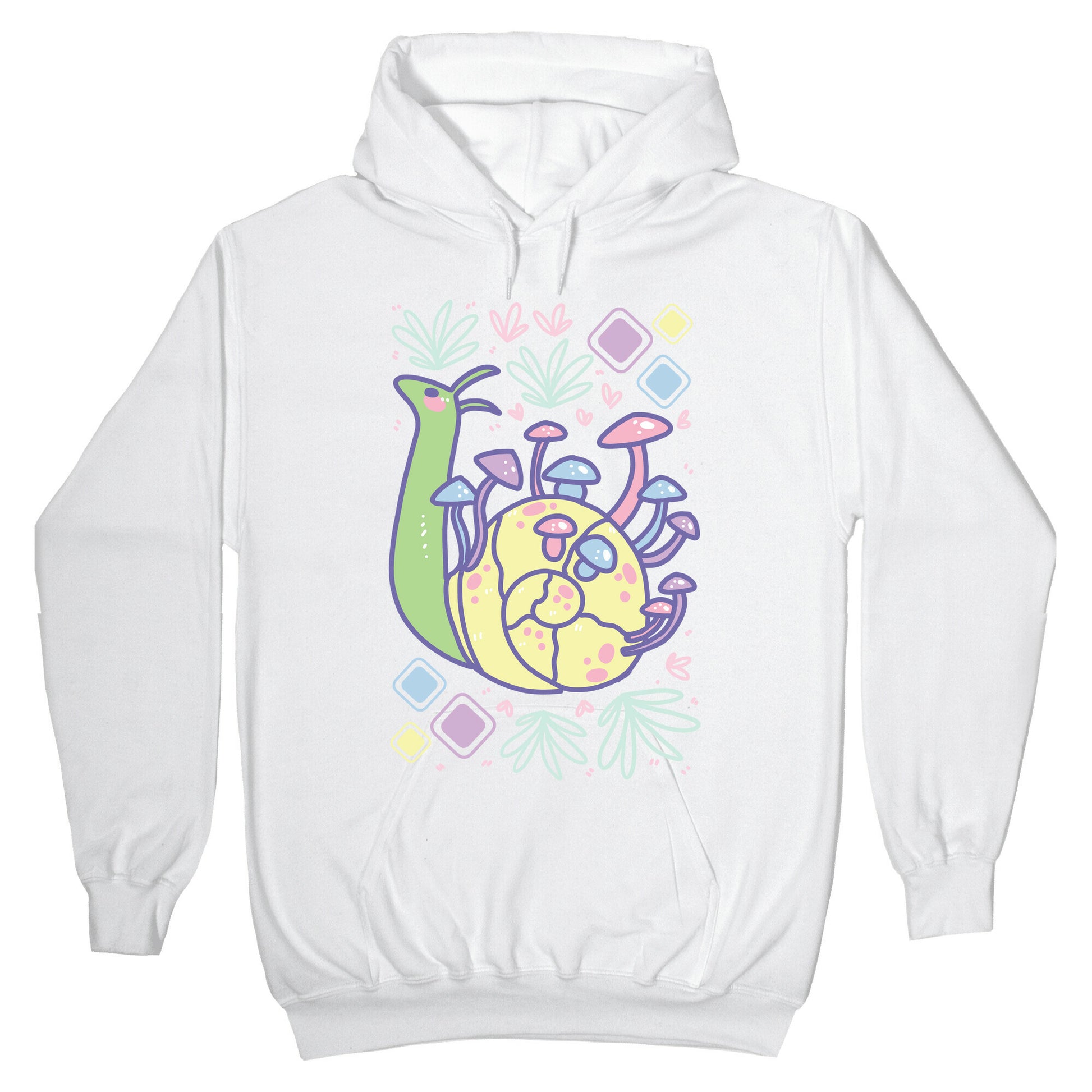 Pastel Mushroom Snail Hoodie