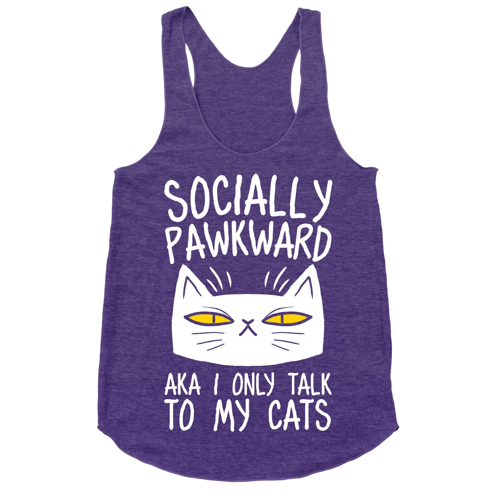 Socially Pawkward Racerback Tank