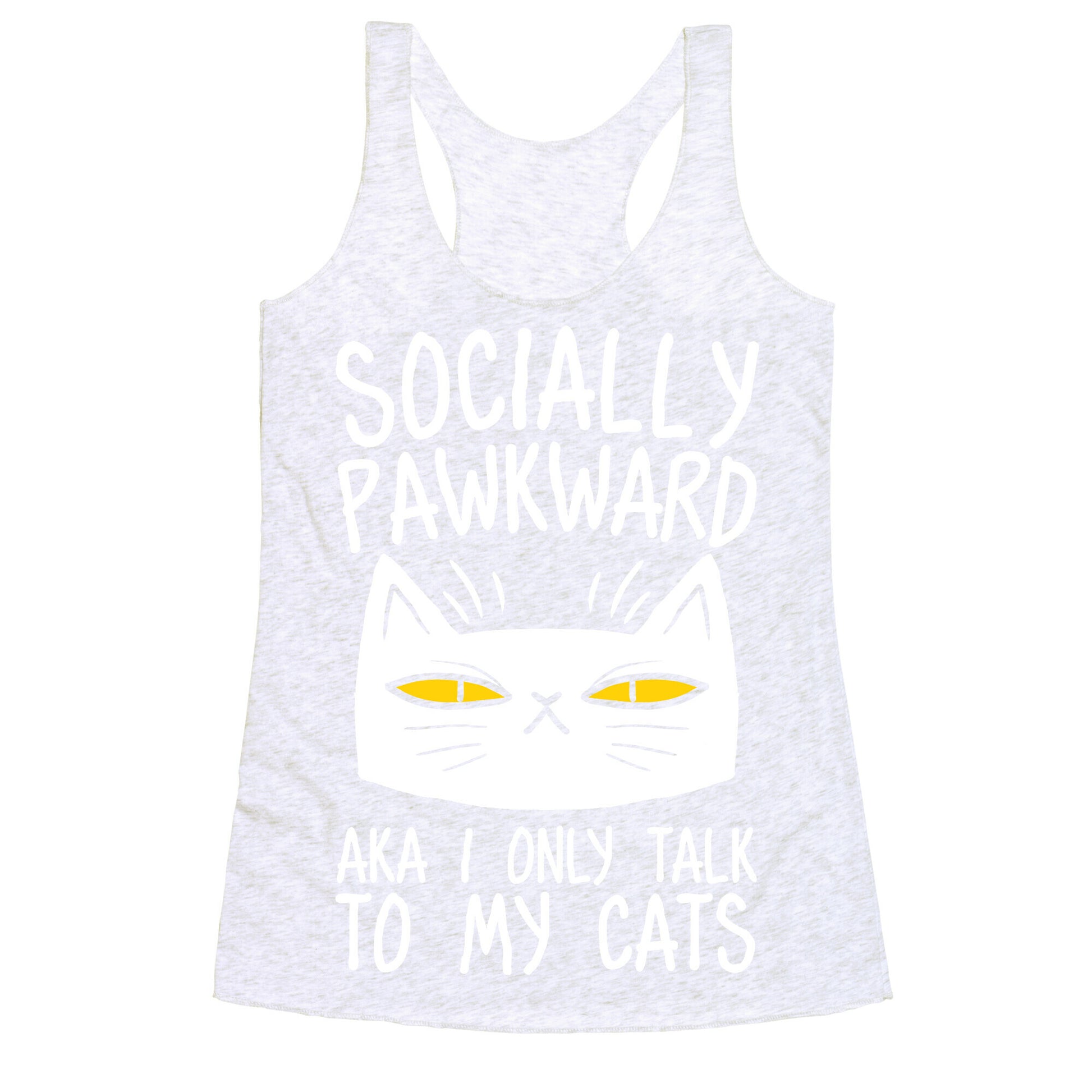 Socially Pawkward Racerback Tank