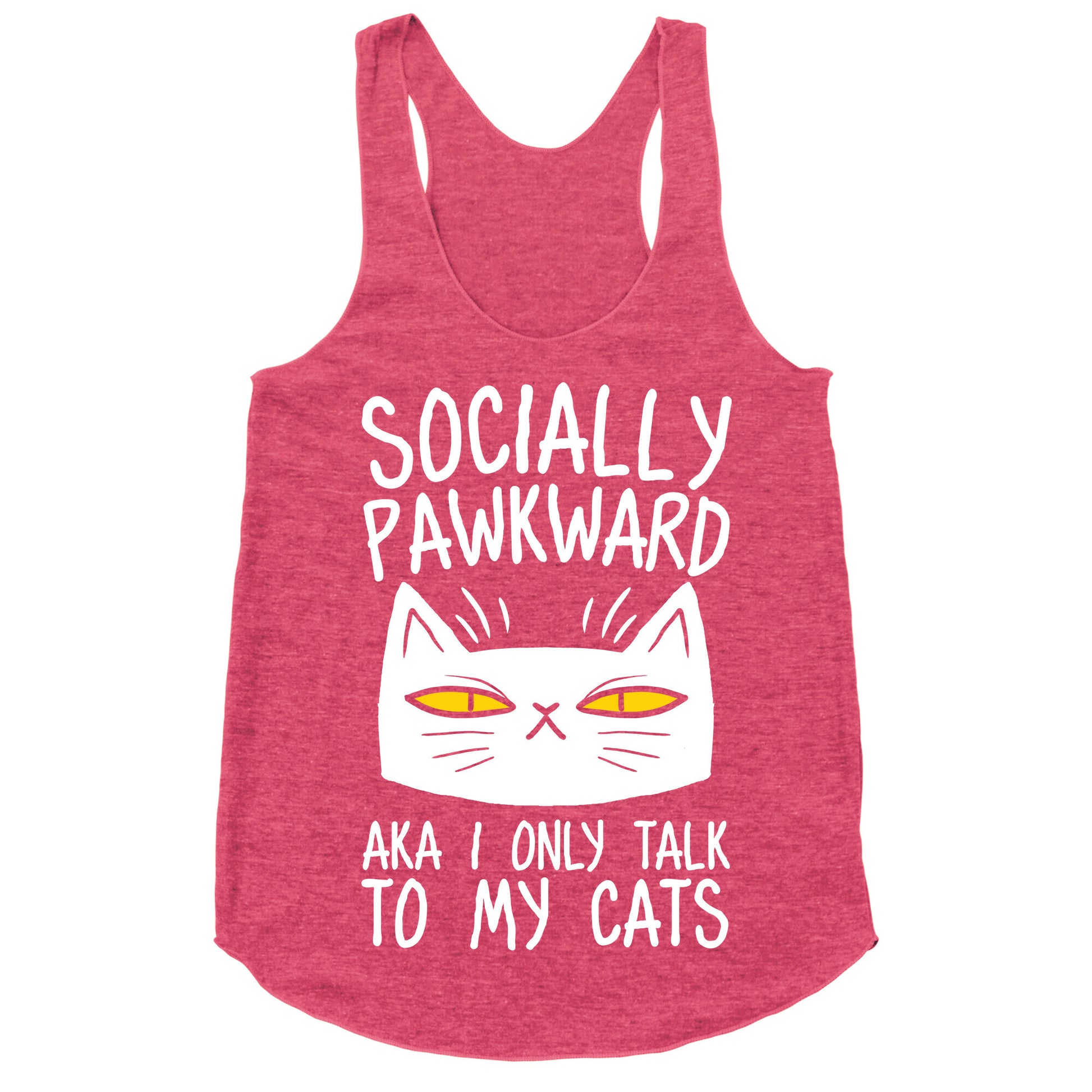 Socially Pawkward Racerback Tank