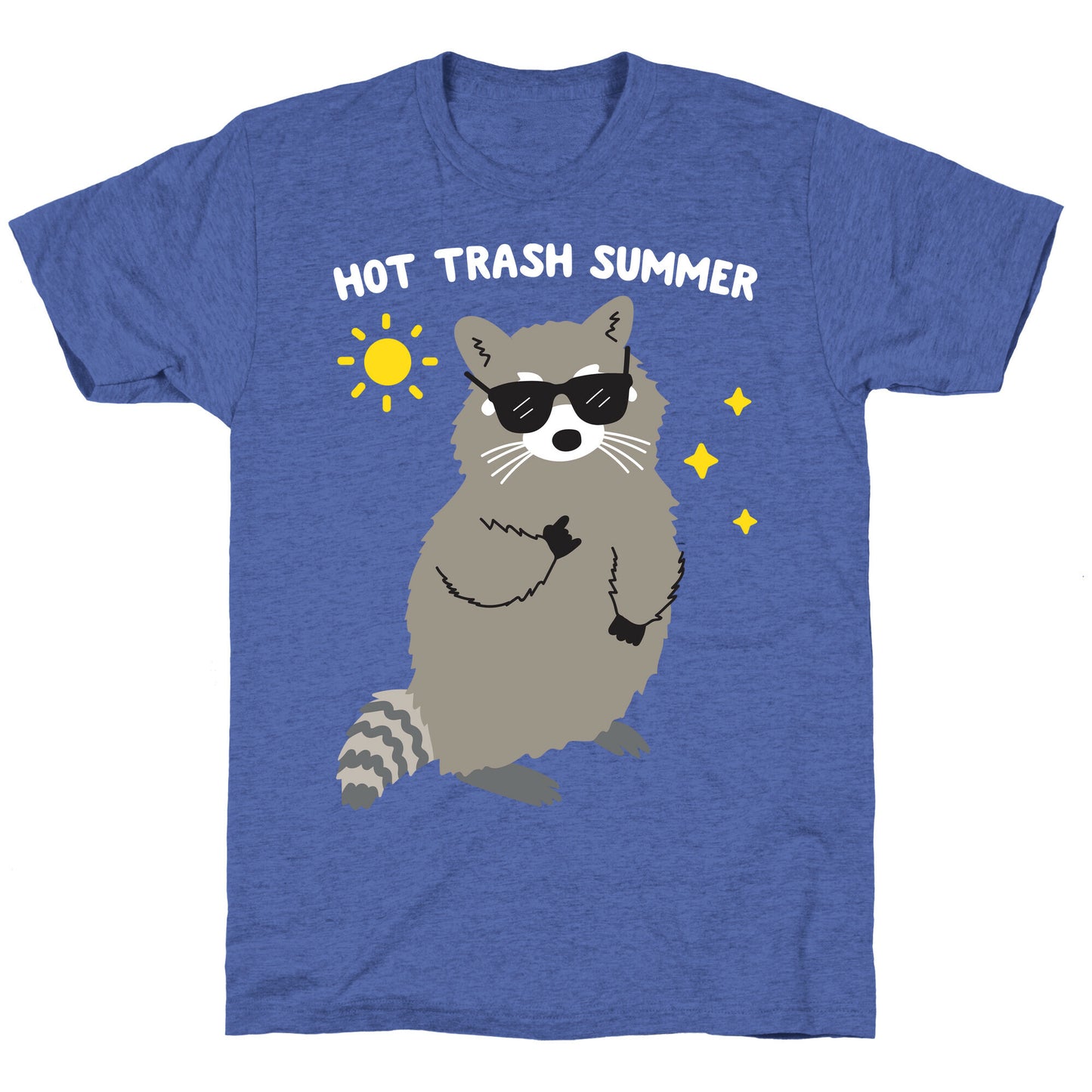 Hot Trash Summer - Raccoon Unisex Triblend Tee
