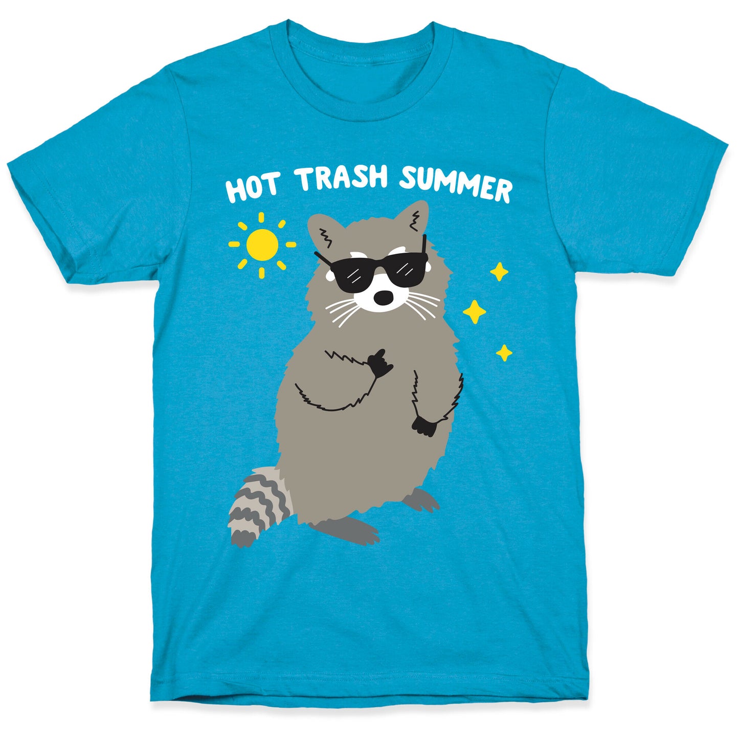 Hot Trash Summer - Raccoon Unisex Triblend Tee