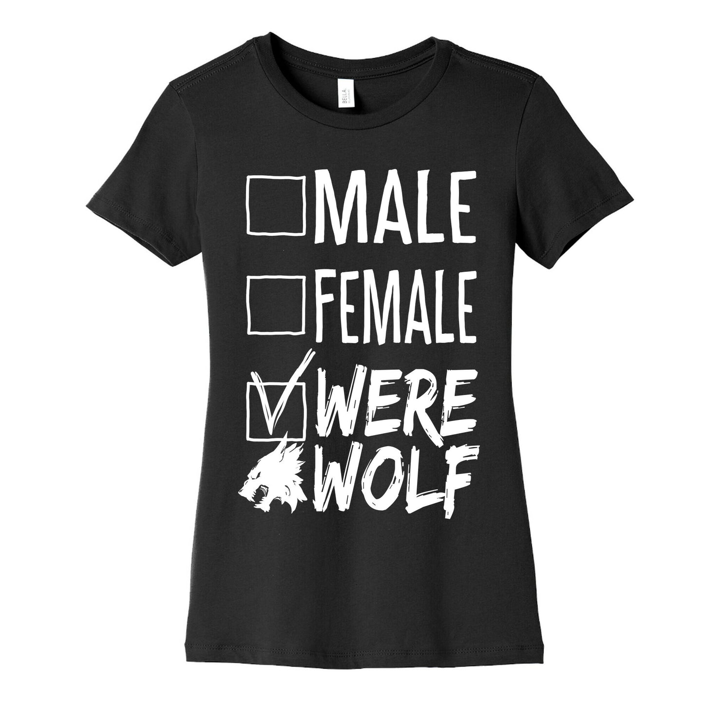 Male? Female? Nah, Werewolf Women's Cotton Tee