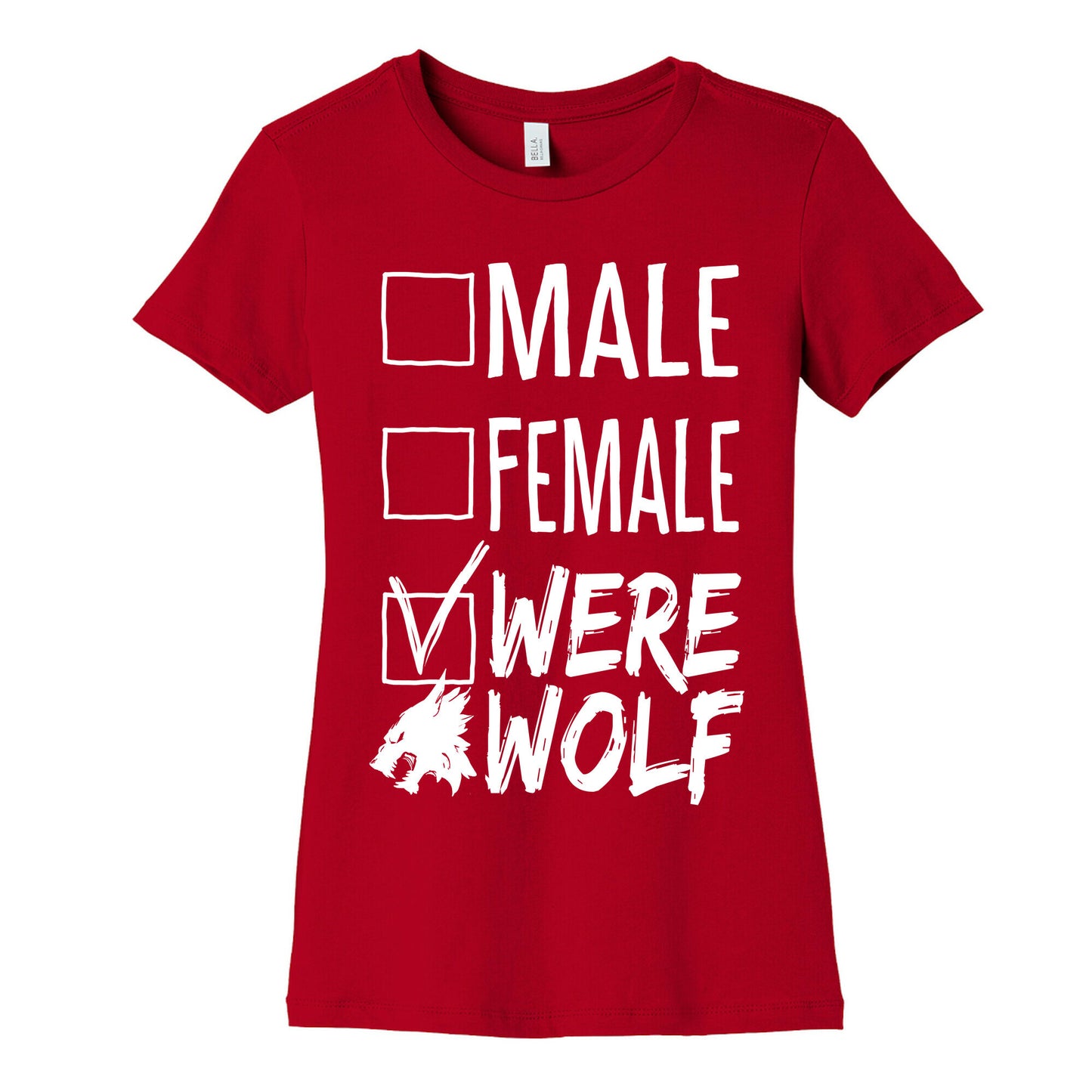 Male? Female? Nah, Werewolf Women's Cotton Tee