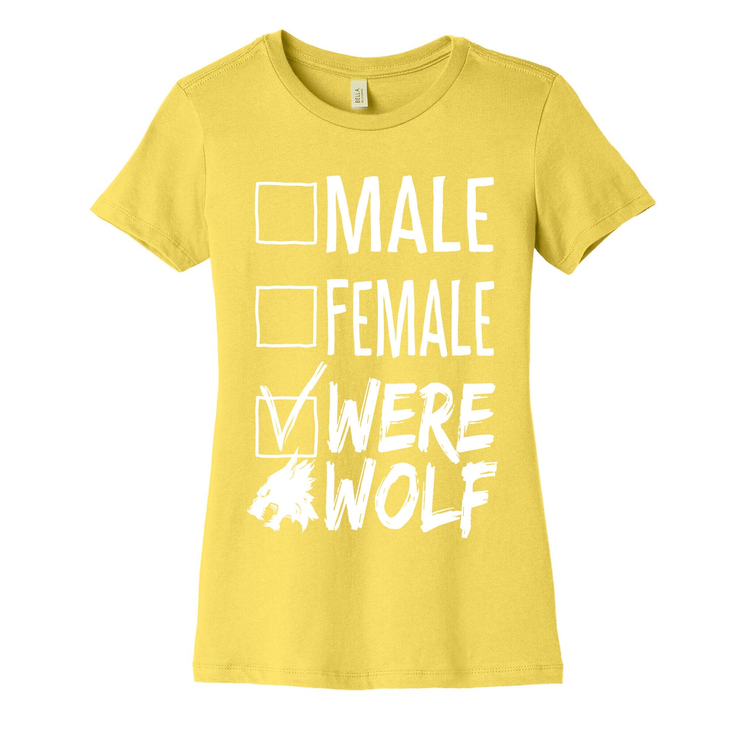Male? Female? Nah, Werewolf Women's Cotton Tee