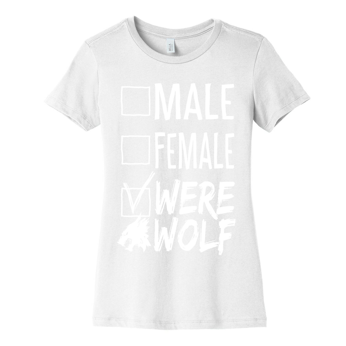 Male? Female? Nah, Werewolf Women's Cotton Tee