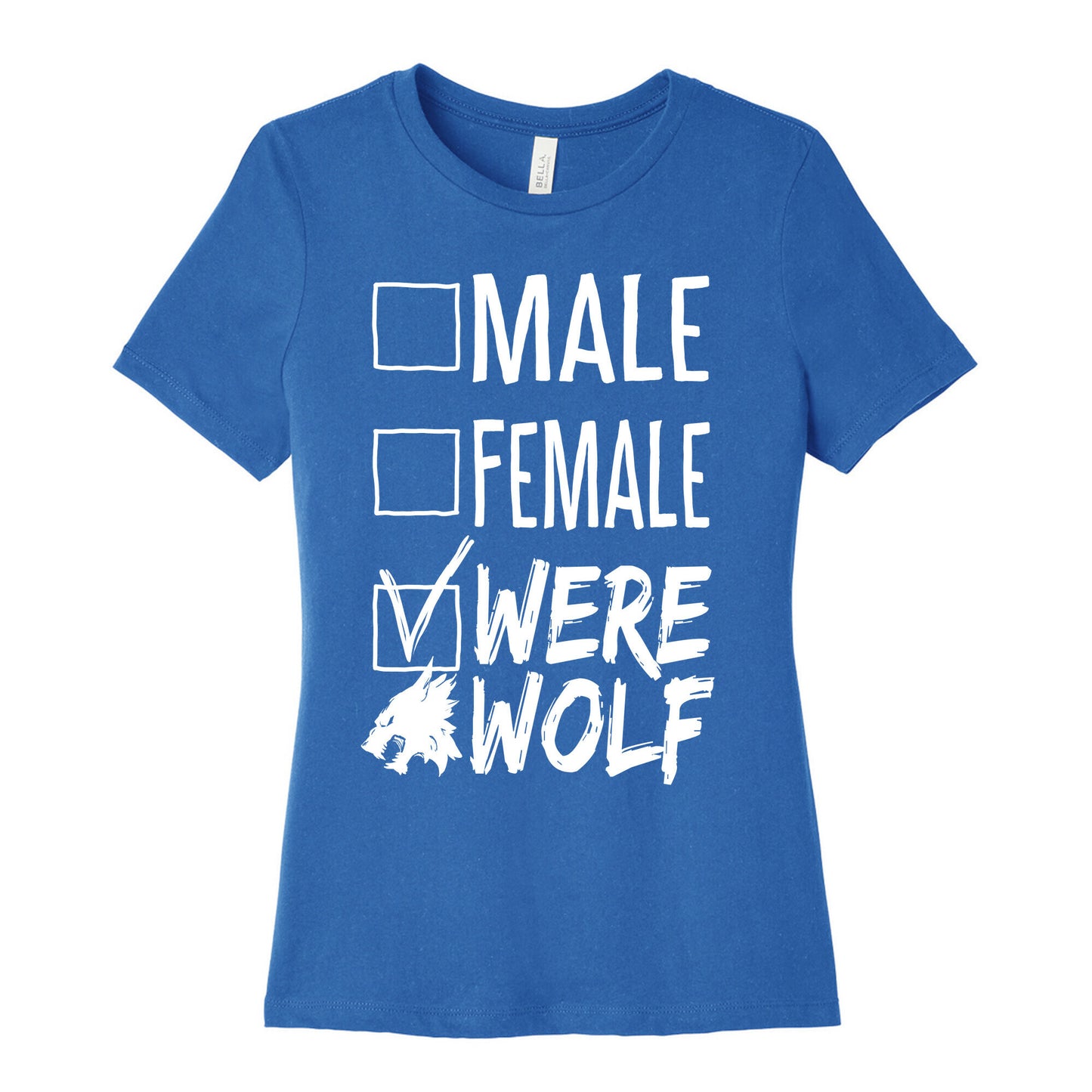 Male? Female? Nah, Werewolf Women's Cotton Tee