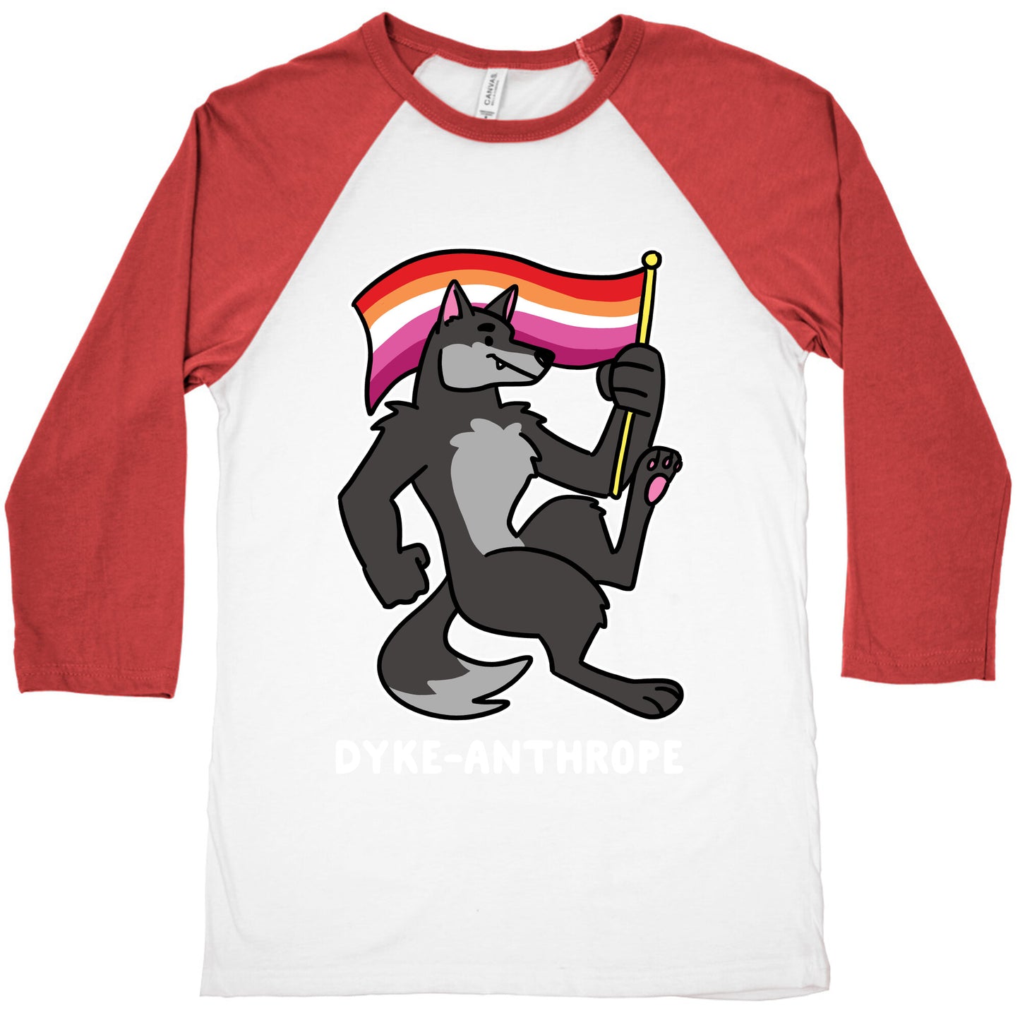 Dyke-anthrope Baseball Tee