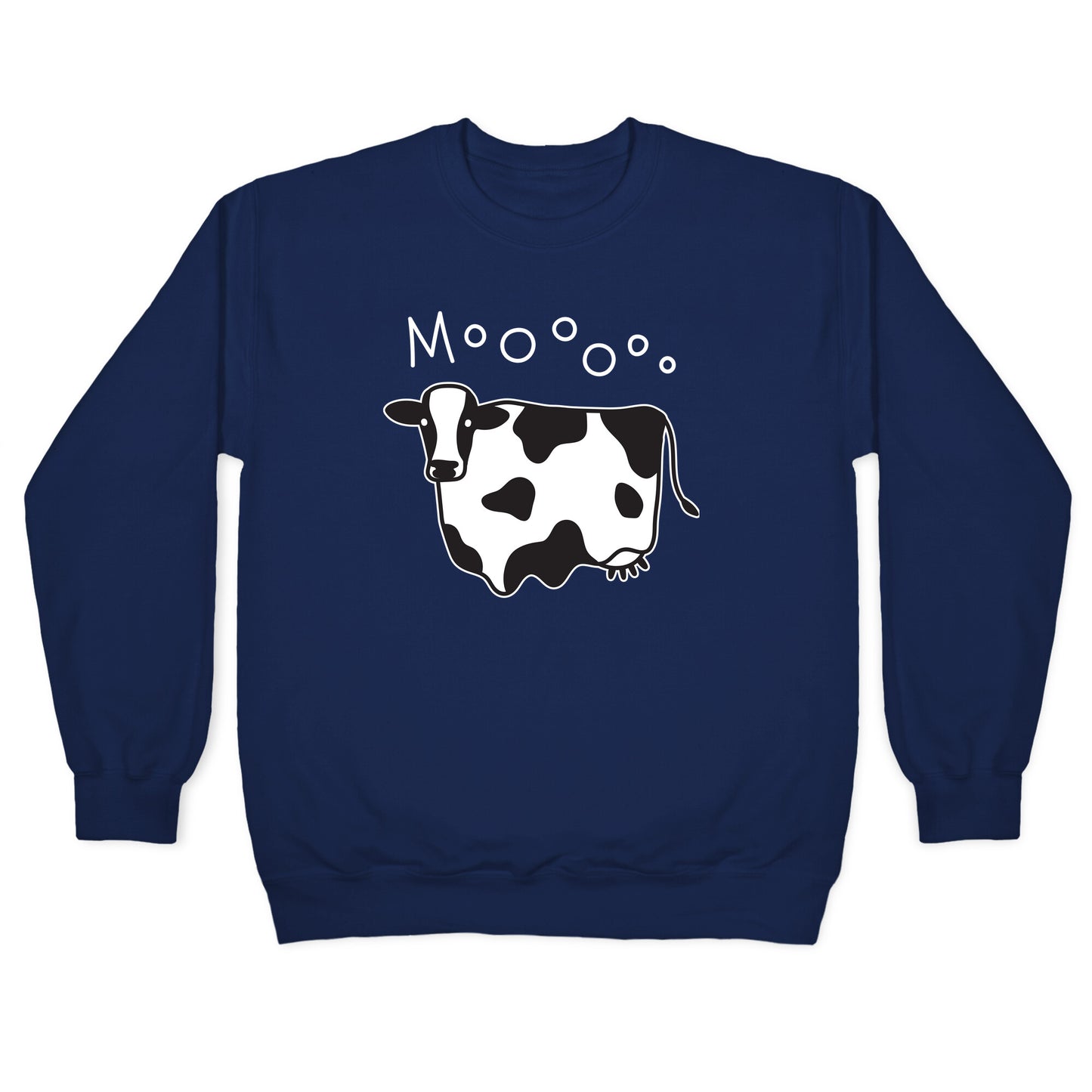 Moo Ghost Cow Crewneck Sweatshirt