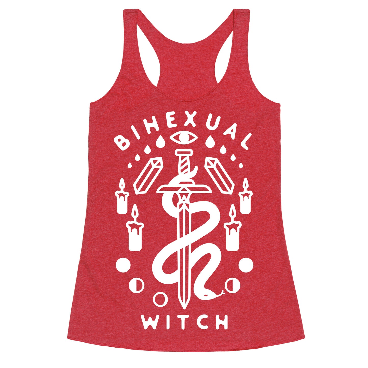 Bihexual Witch Racerback Tank