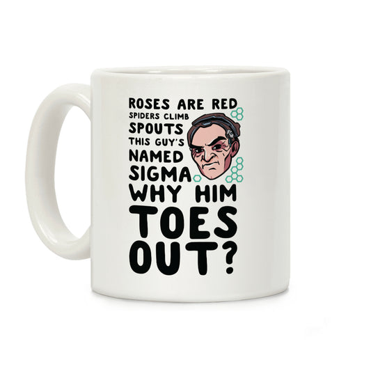Sigma Toes Out Parody Coffee Mug