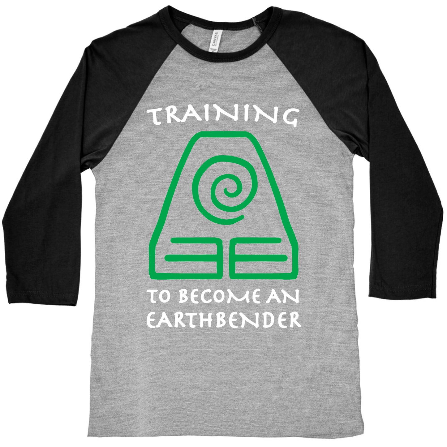 Training to Become An Earthbender Baseball Tee