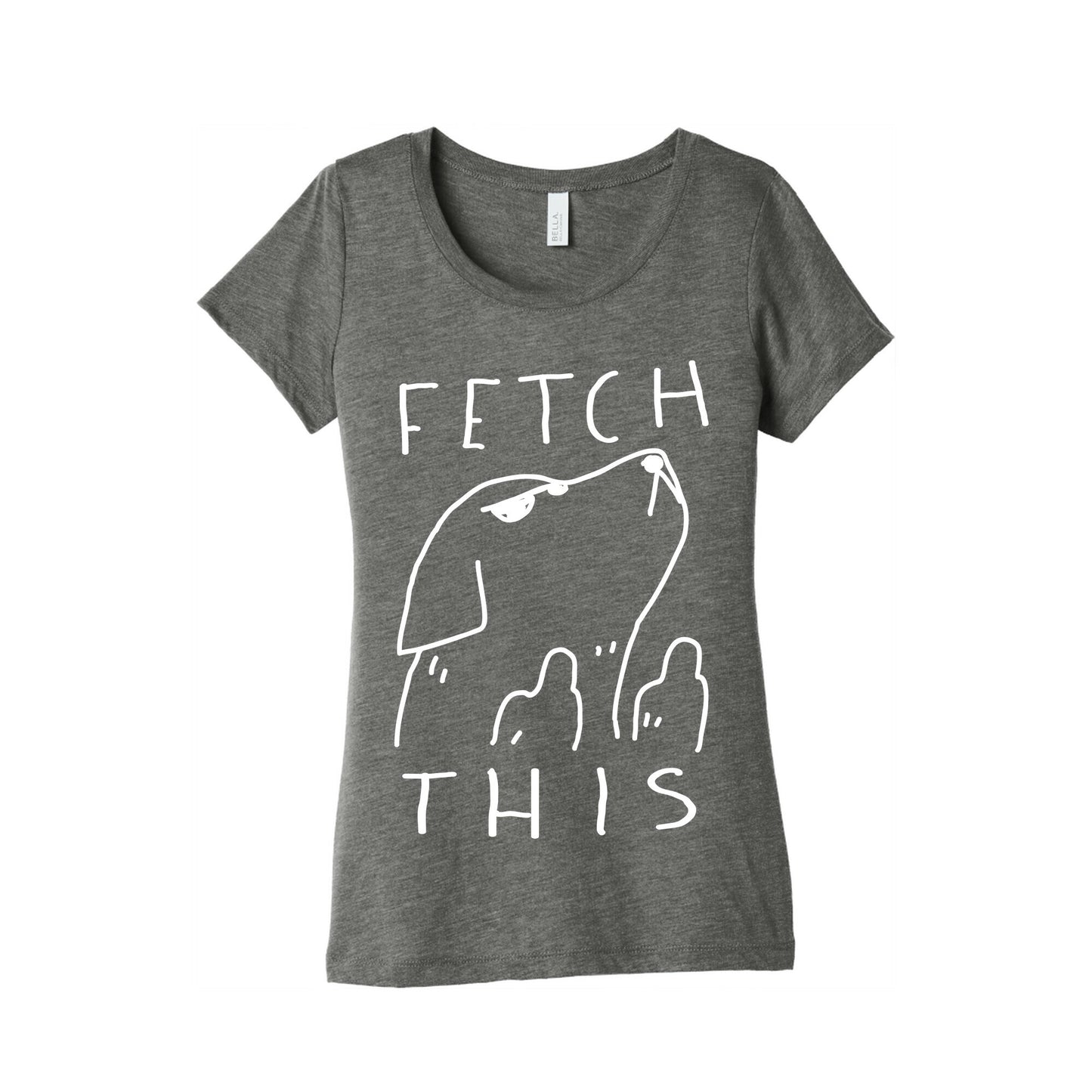 Fetch This Dog Women's Triblend Tee