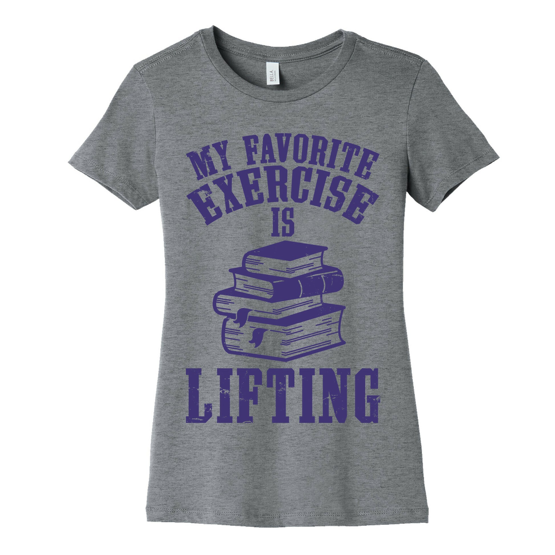 My Favorite Exercise is Lifting Books Women's Cotton Tee