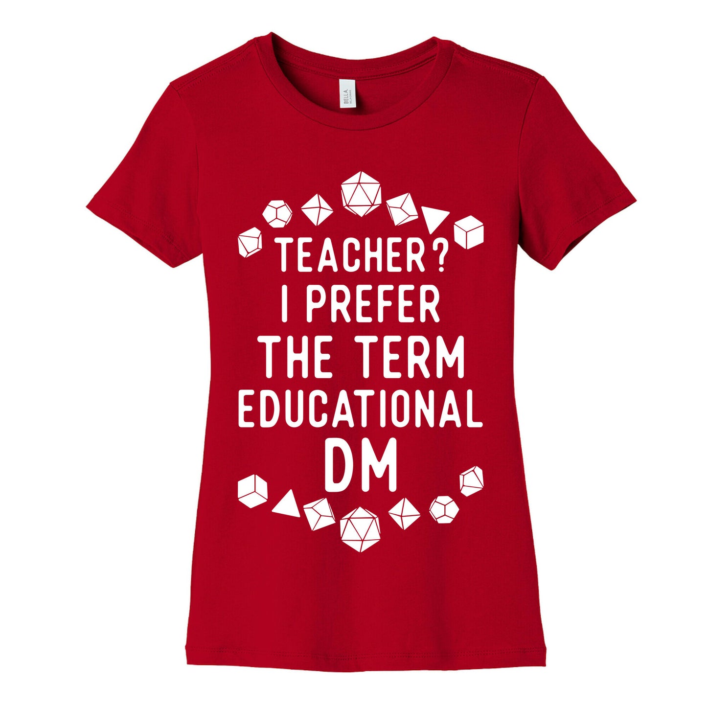 Teacher? I Prefer The Term Educational DM Women's Cotton Tee