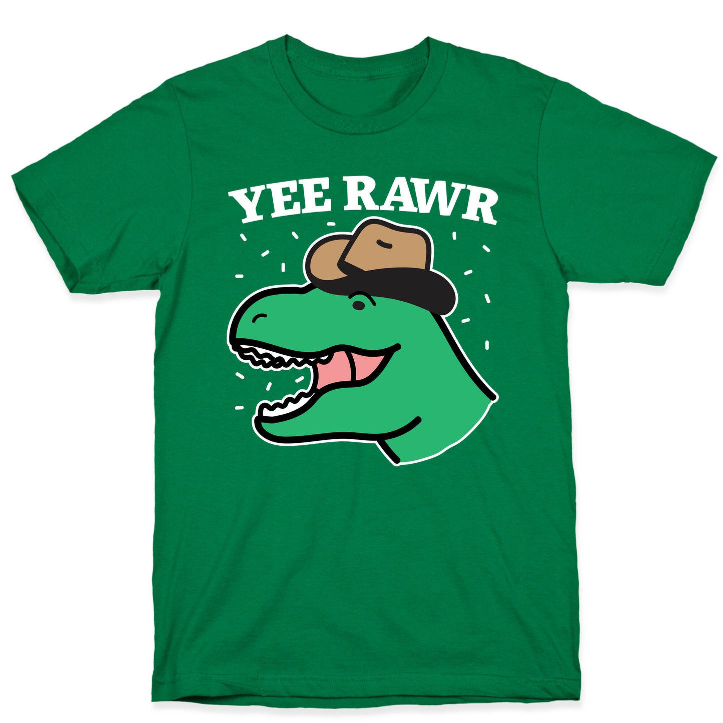 YEE RAWR Cowboy Dino T-Shirt