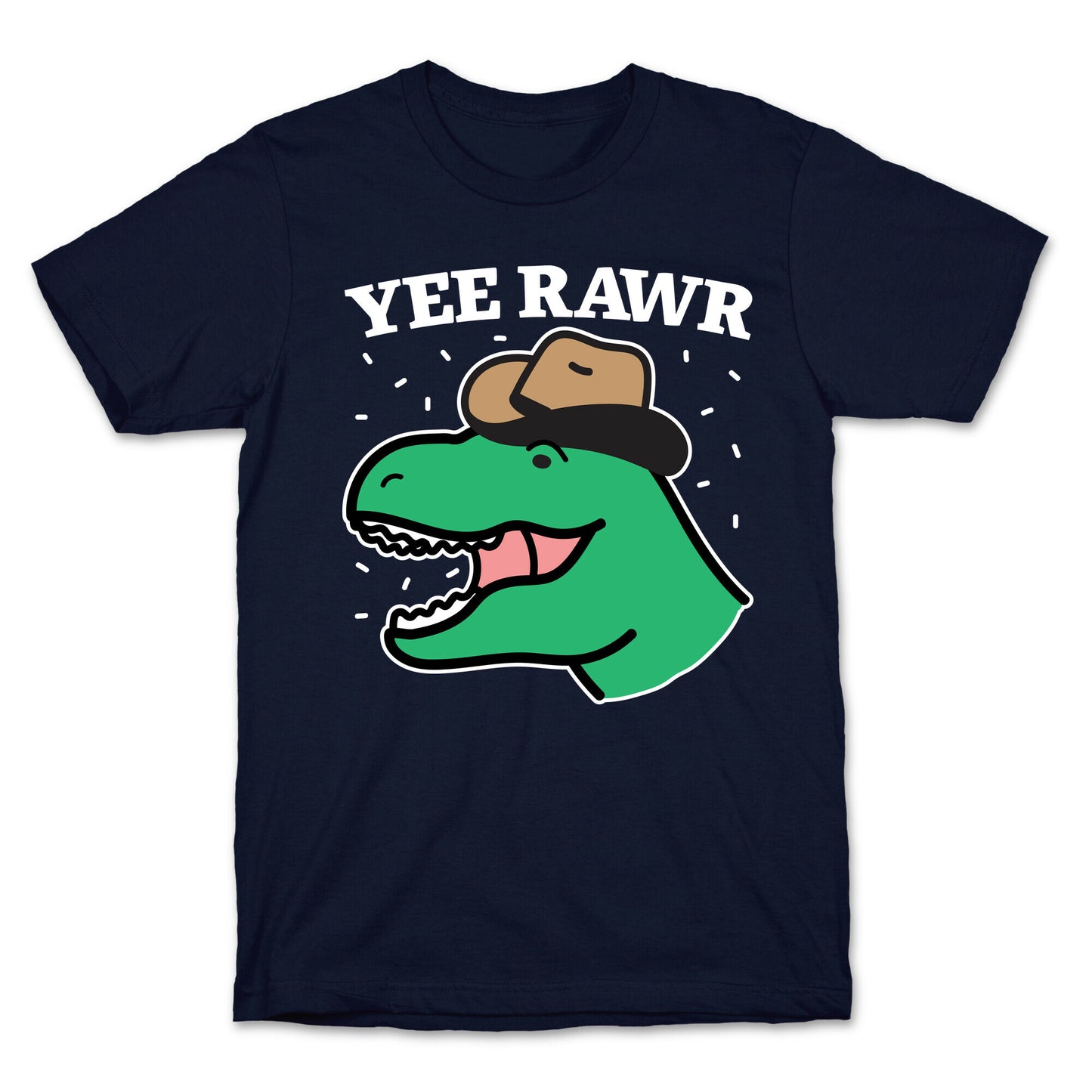 YEE RAWR Cowboy Dino T-Shirt