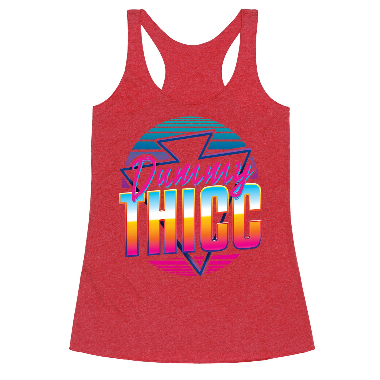 Retro and Dummy Thicc Racerback Tank
