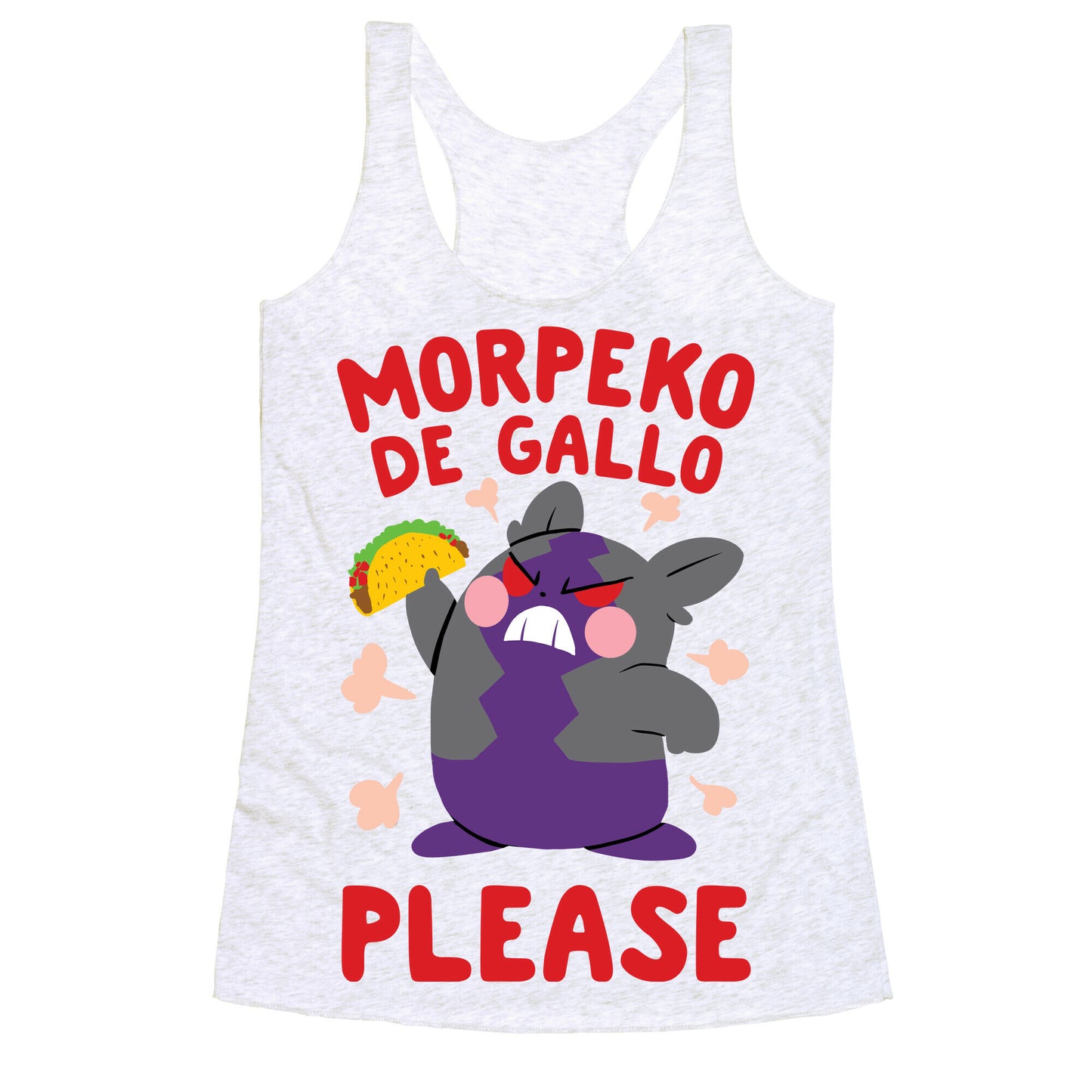 Morpeko De Gallo Please Racerback Tank