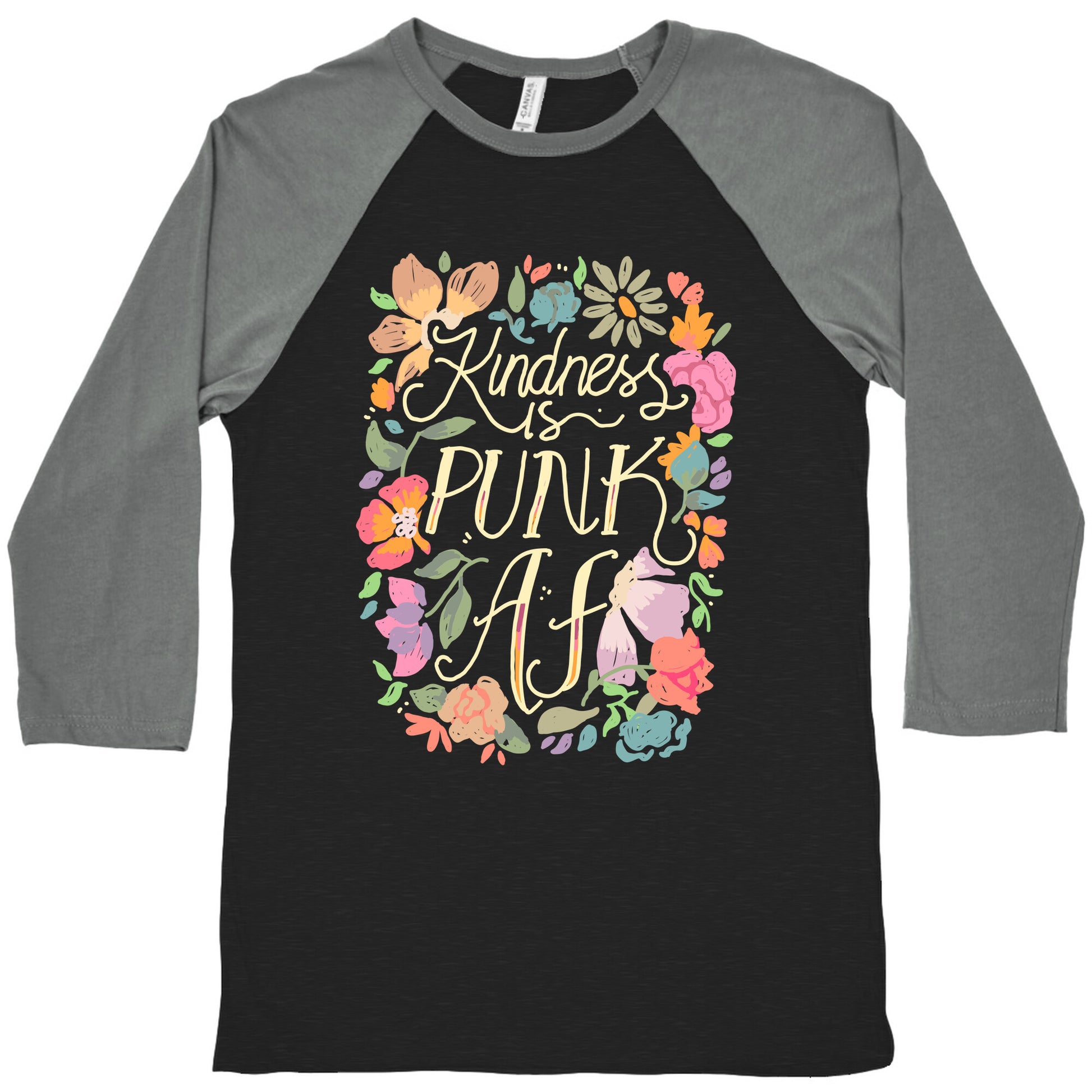 Kindness is Punk AF Baseball Tee