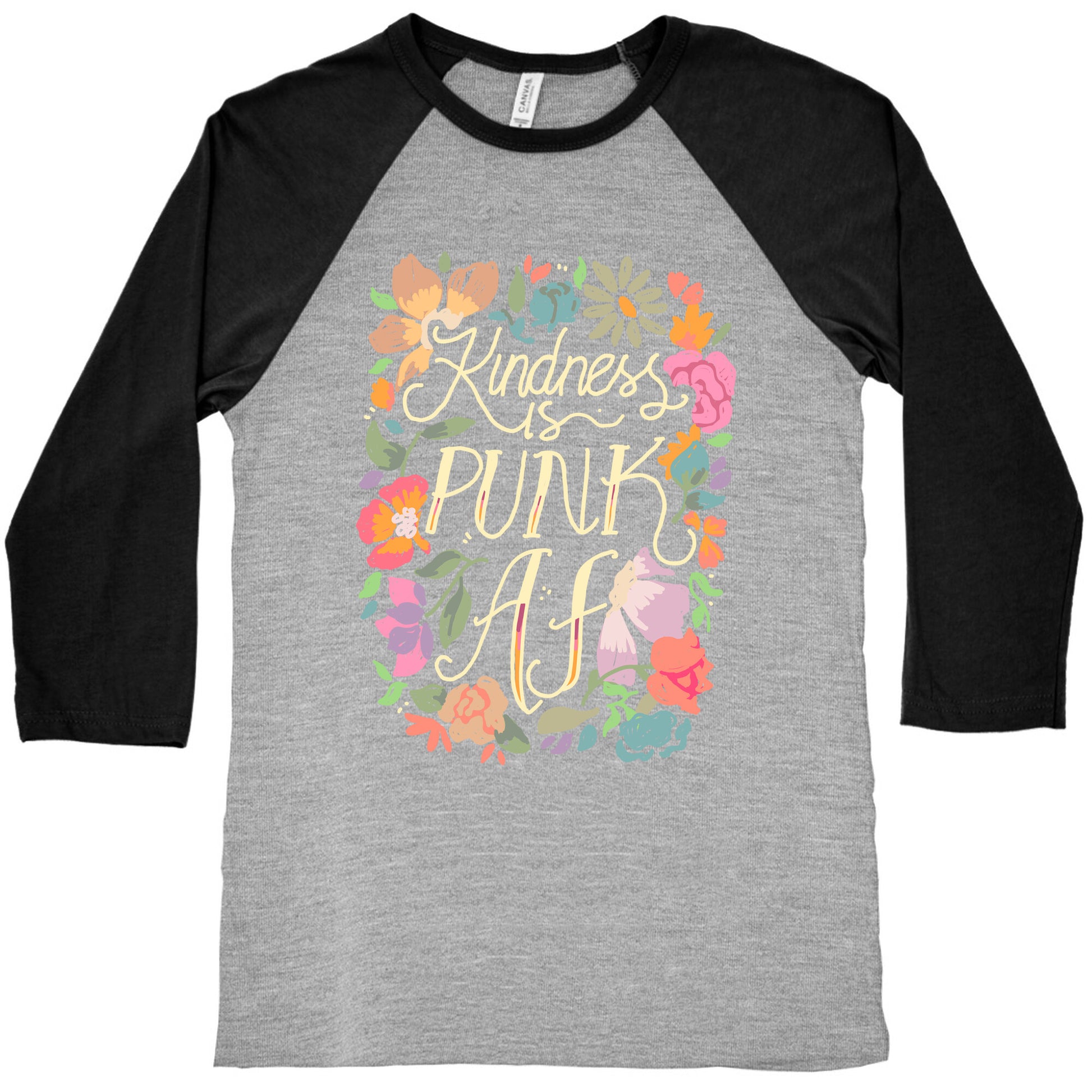 Kindness is Punk AF Baseball Tee