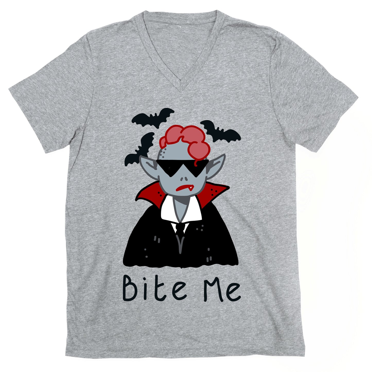Bite Me Vampire V-Neck