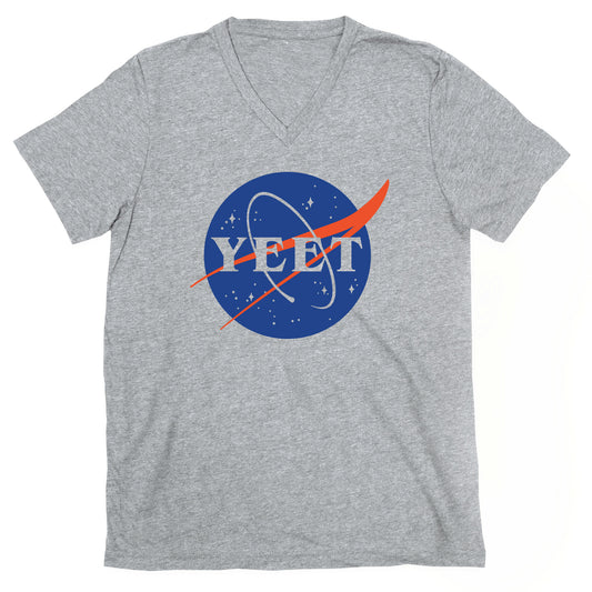 Yeet Nasa Logo Parody V-Neck