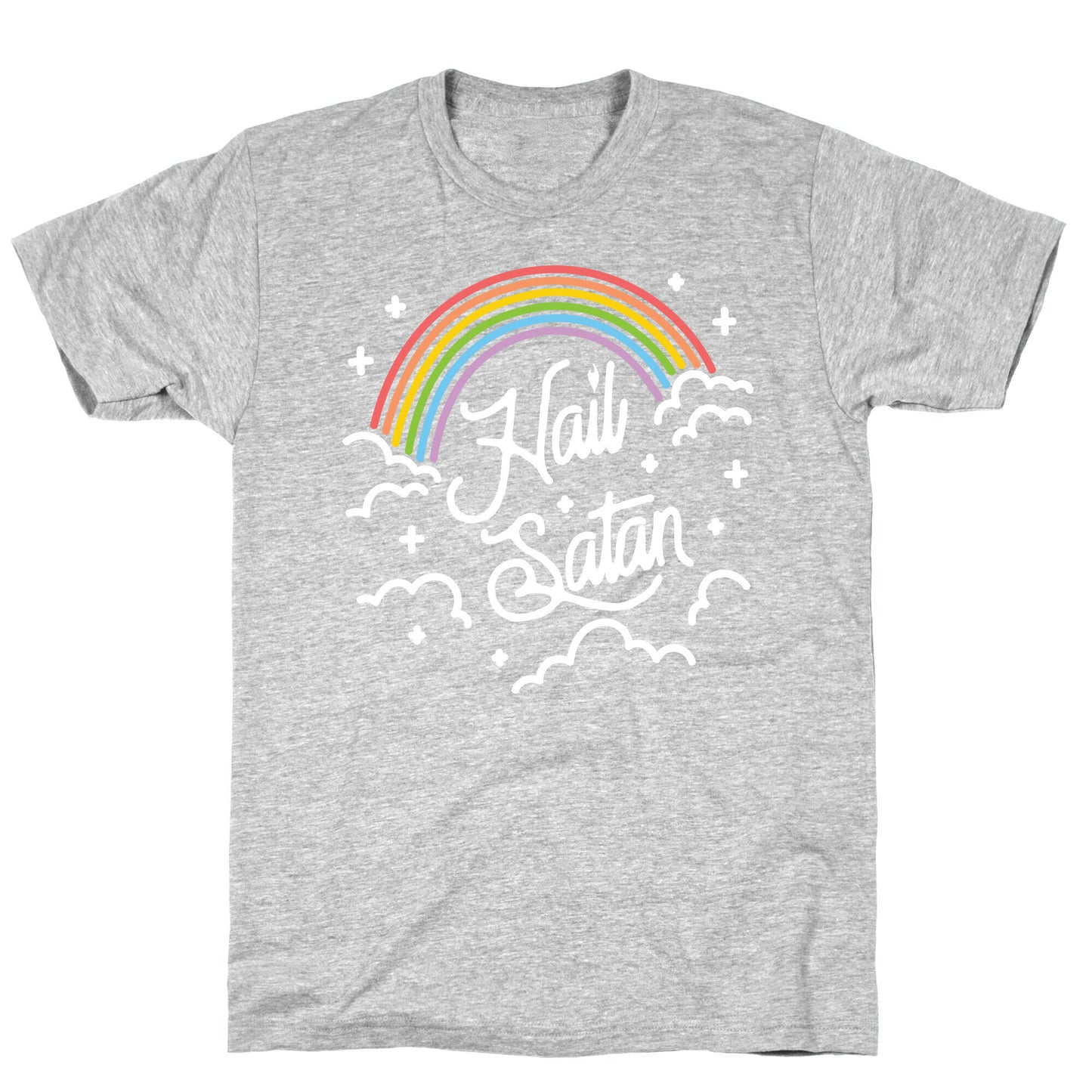 Hail Satan Rainbow T-Shirt