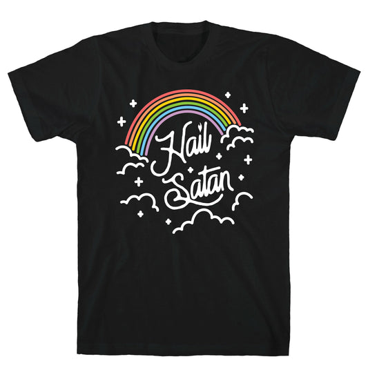 Hail Satan Rainbow T-Shirt