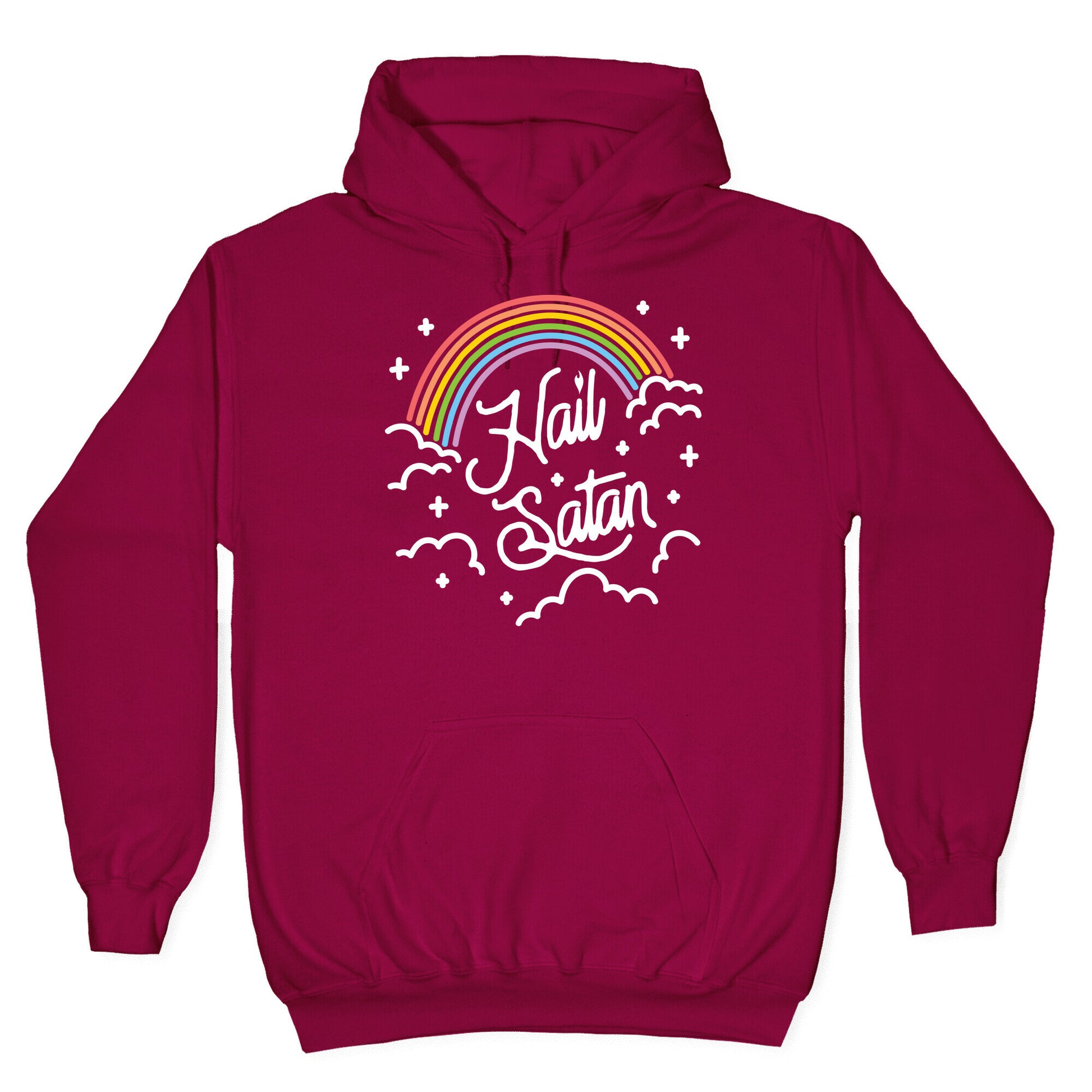Hail Satan Rainbow Hoodie