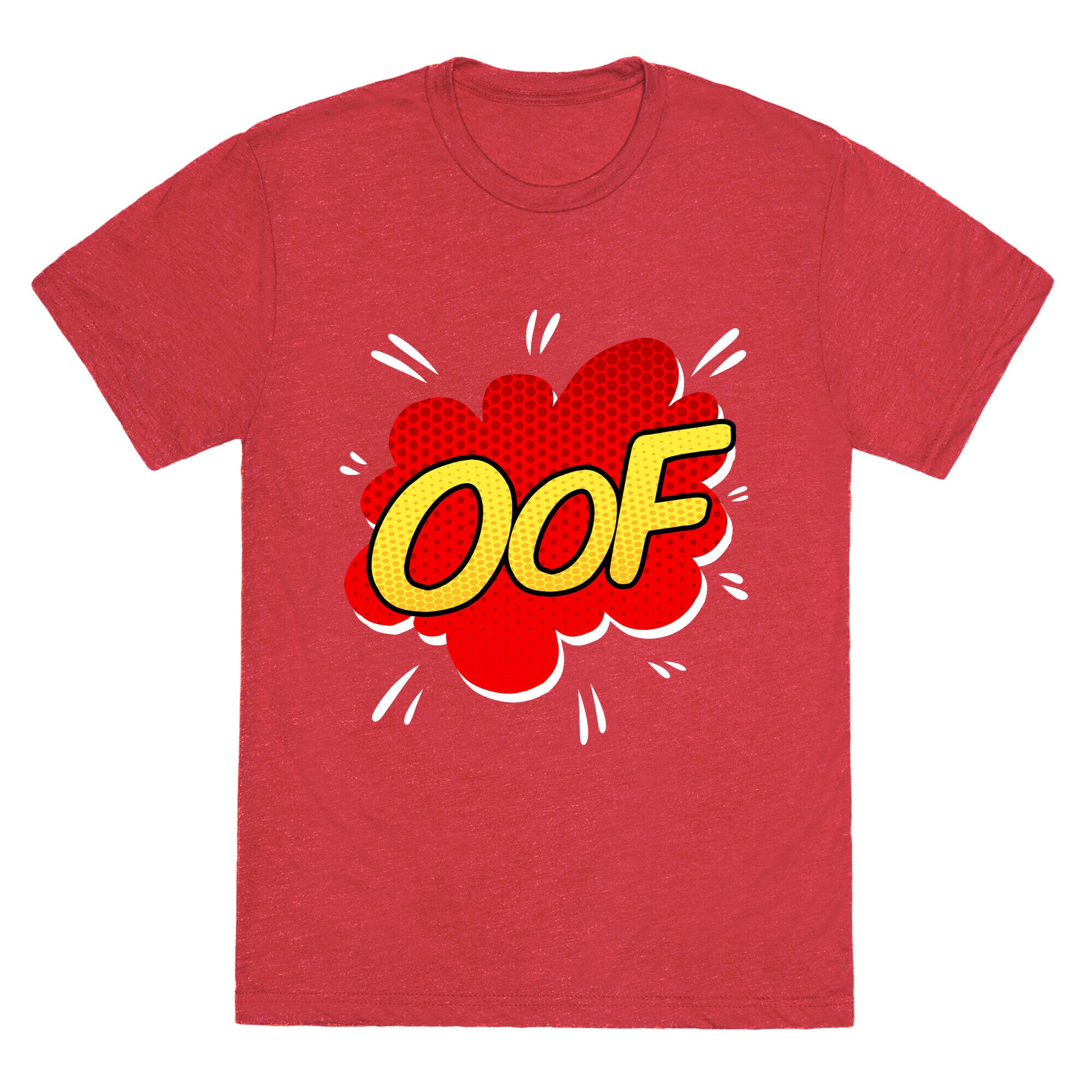OOF Comic Sound Effect Unisex Triblend Tee