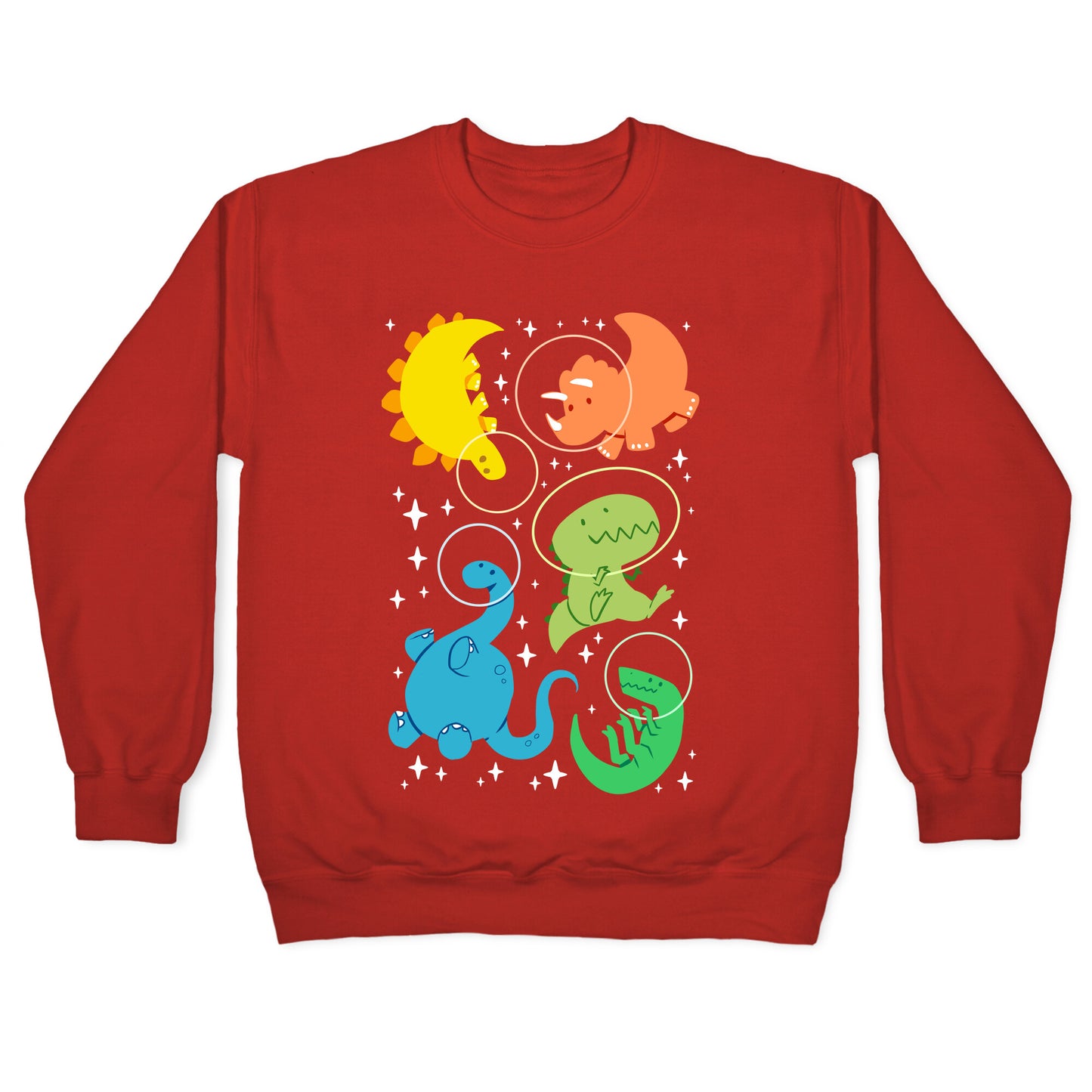 Space Dinos Crewneck Sweatshirt