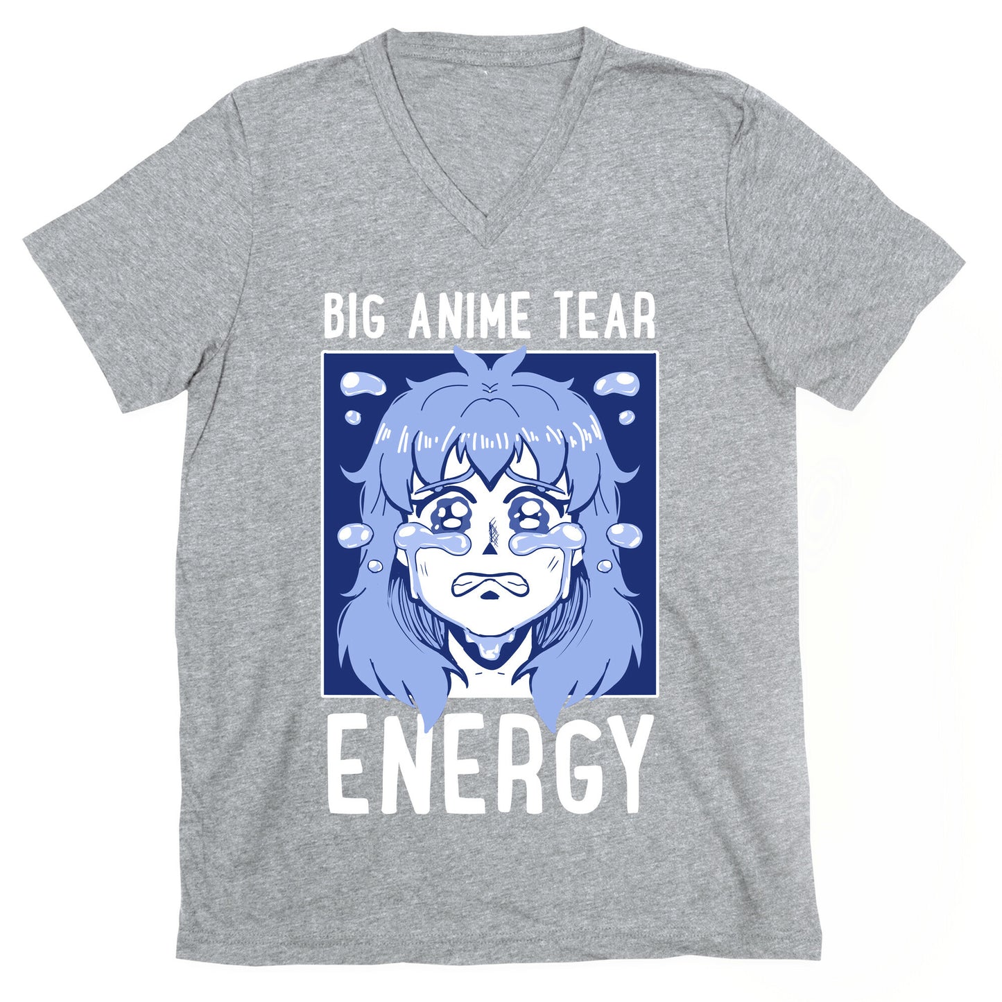 Big Anime Tear Energy V-Neck