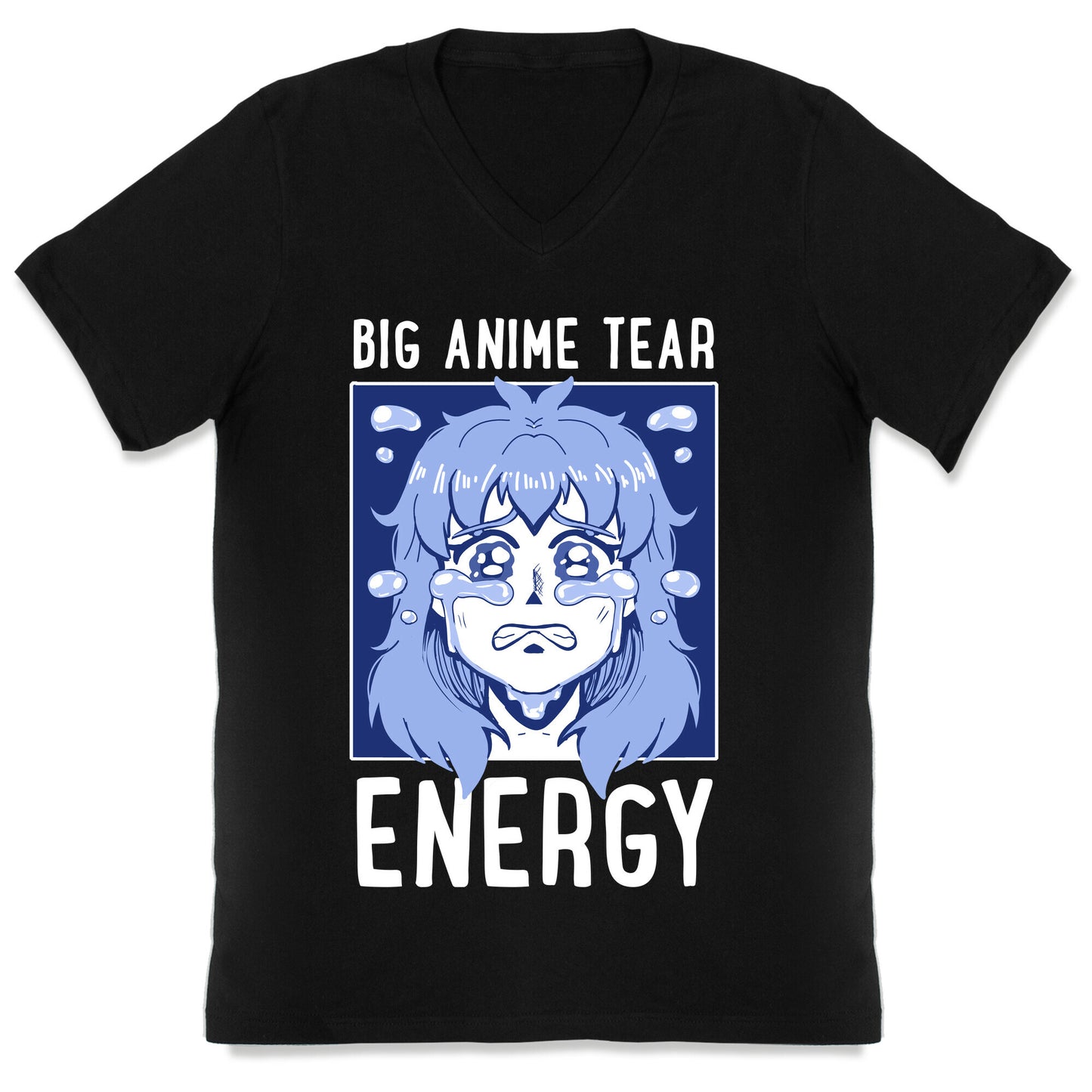 Big Anime Tear Energy V-Neck