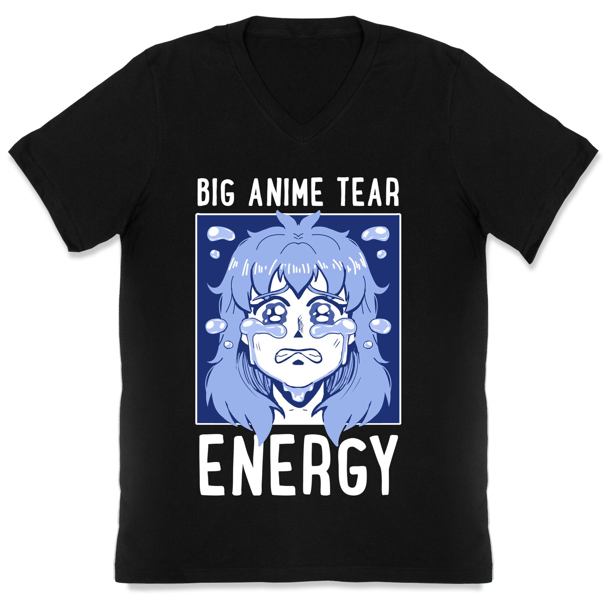 Big Anime Tear Energy V-Neck
