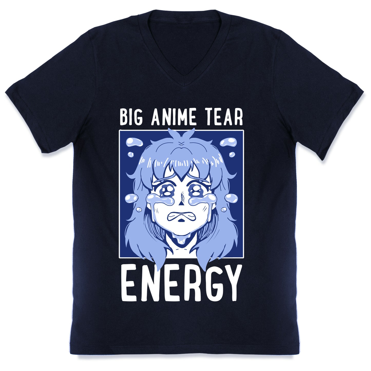 Big Anime Tear Energy V-Neck