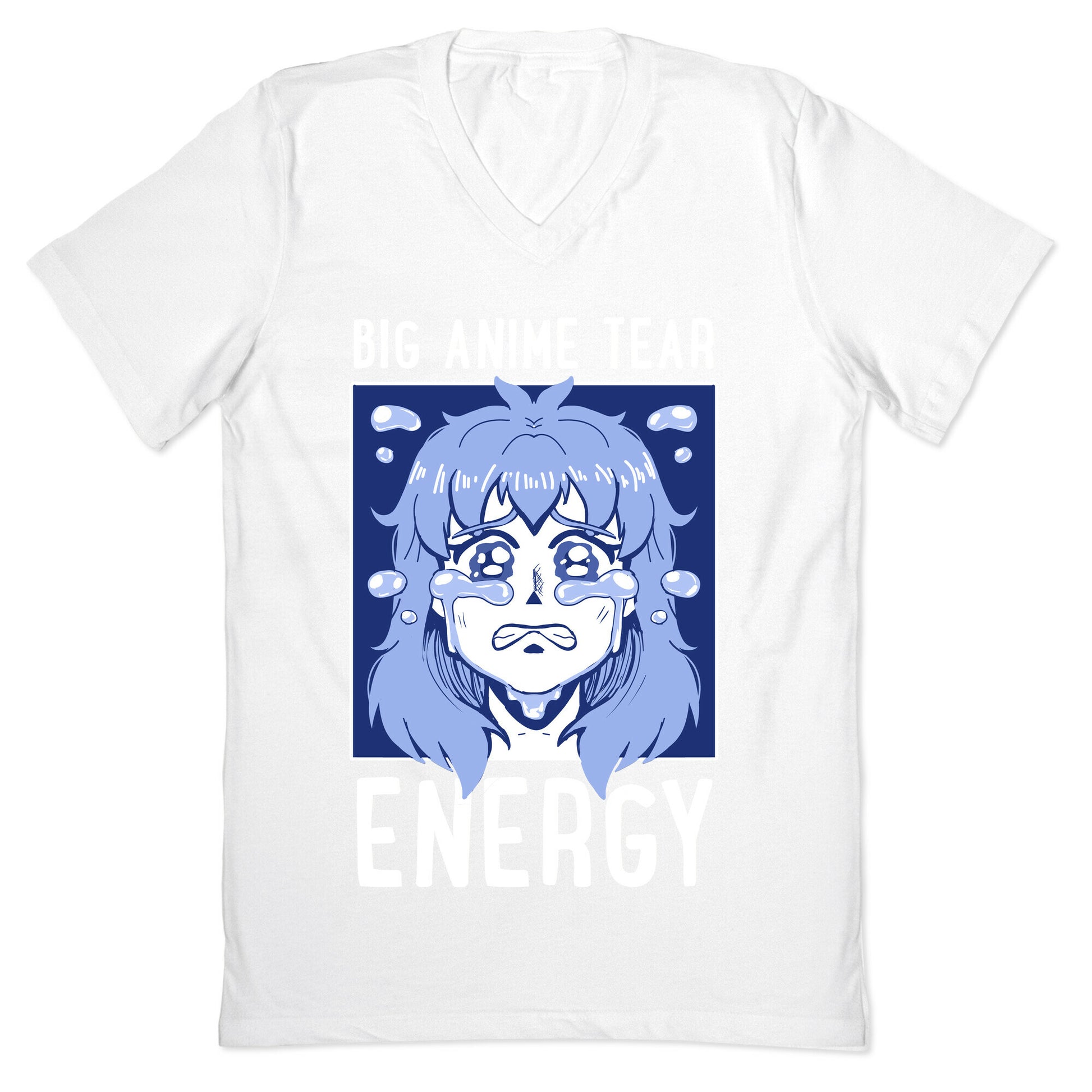 Big Anime Tear Energy V-Neck