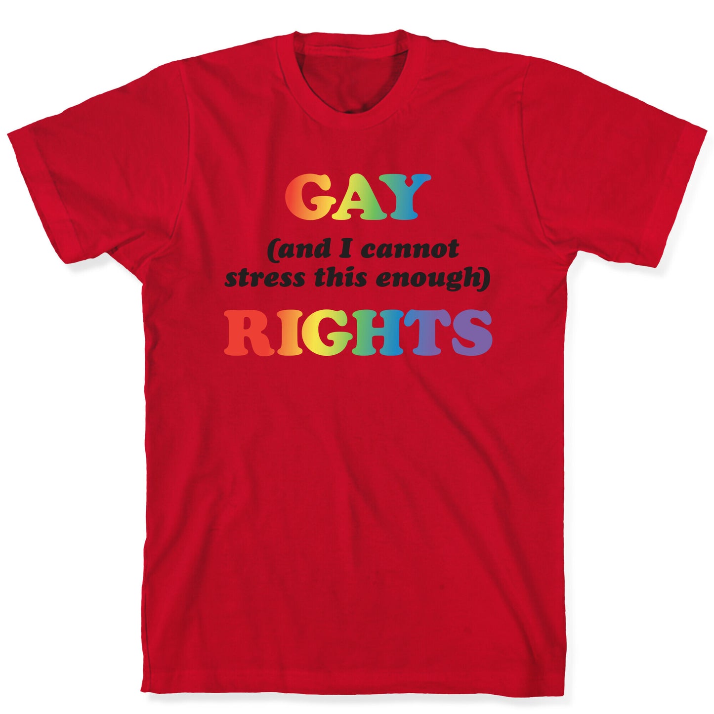 Gay (and I cannot stress this enough) Rights T-Shirt