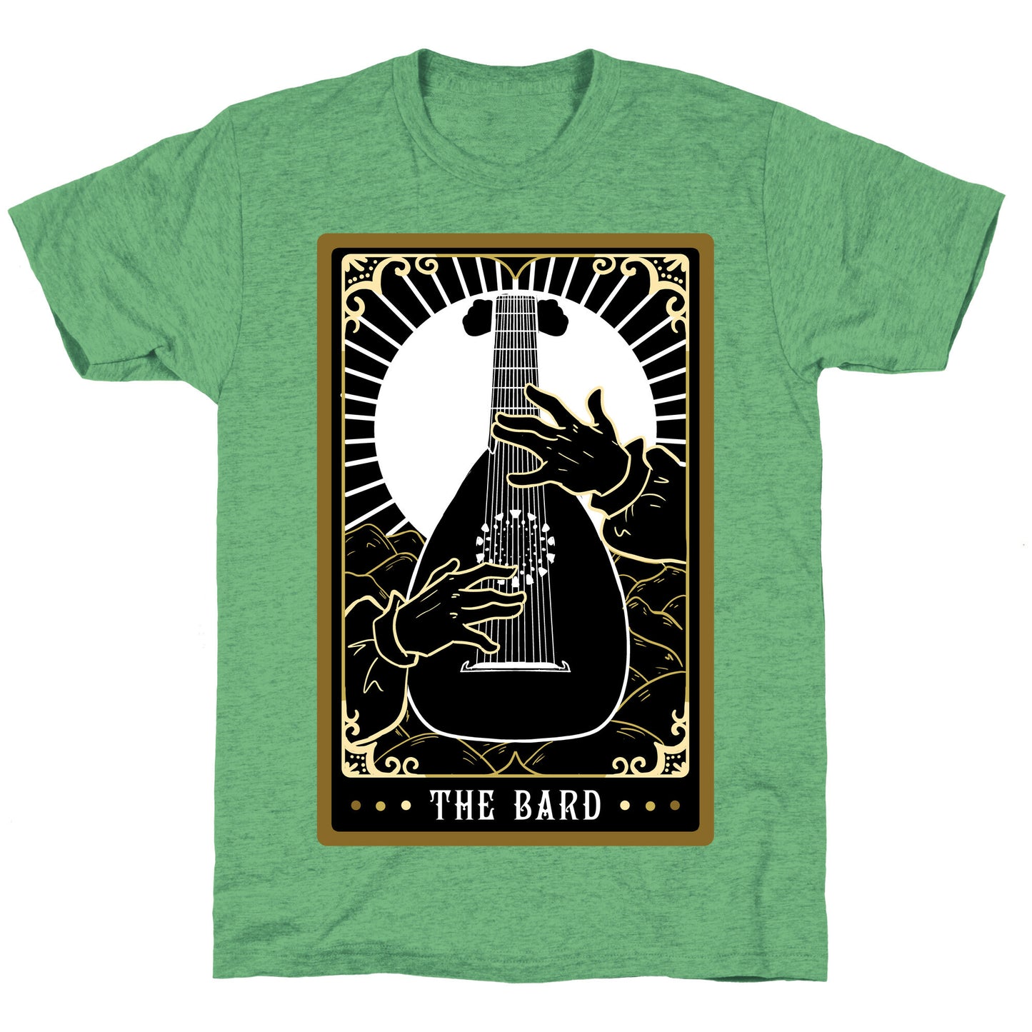 The Bard Tarot Card Unisex Triblend Tee