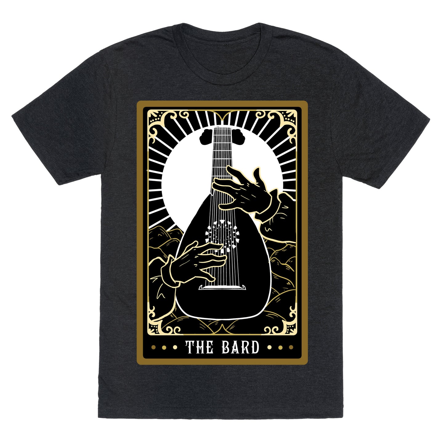 The Bard Tarot Card Unisex Triblend Tee