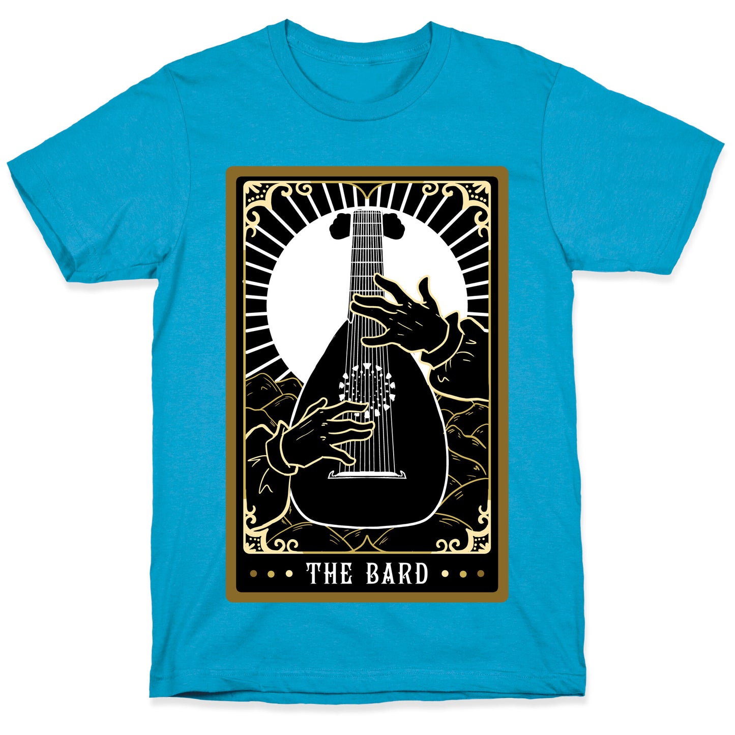 The Bard Tarot Card Unisex Triblend Tee