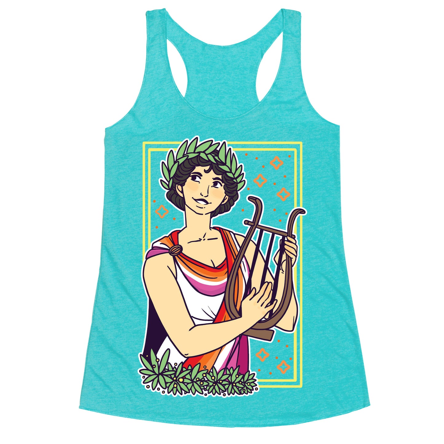 Sappho, Our Lady of Lesbians Racerback Tank